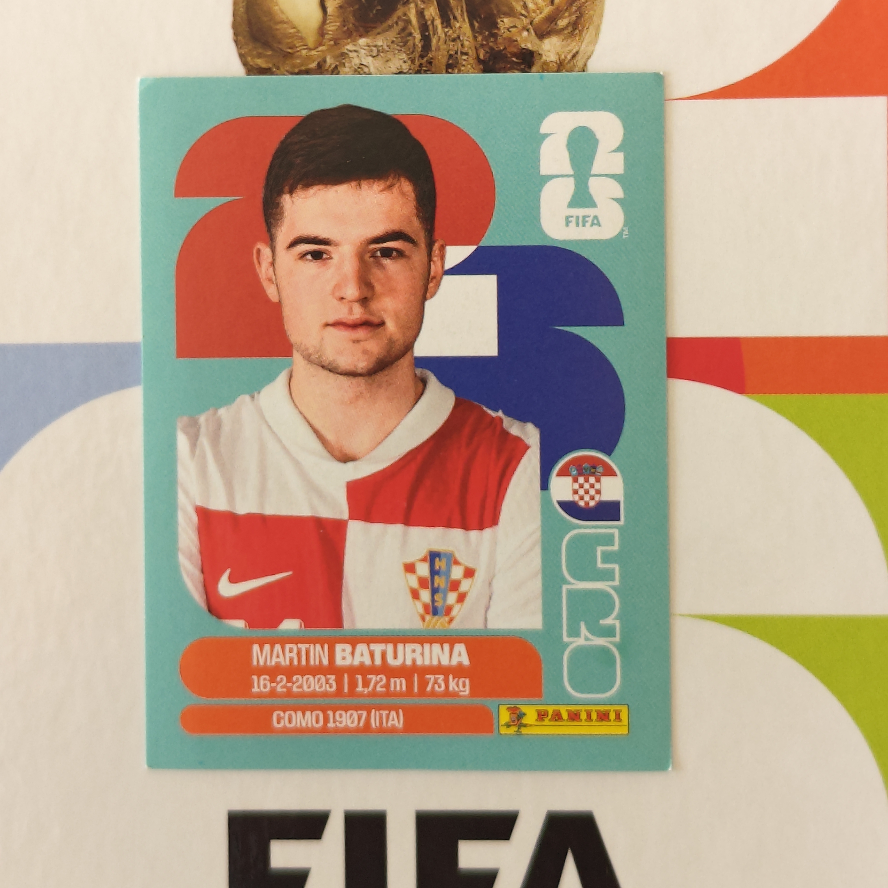 CRO11 - Croatia - Martin Baturina - FIFA World Cup 2026™ - Panini Sticker