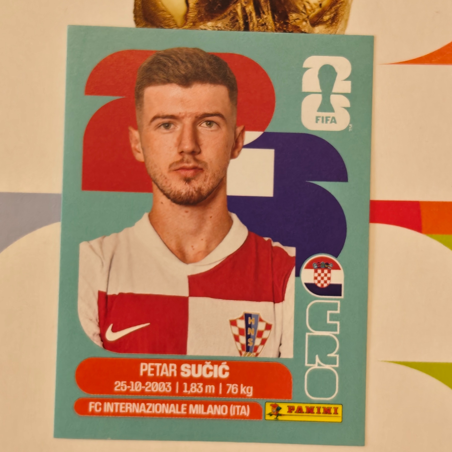 CRO15 - Croatia - Petar Sucic - FIFA World Cup 2026™ - Panini Sticker