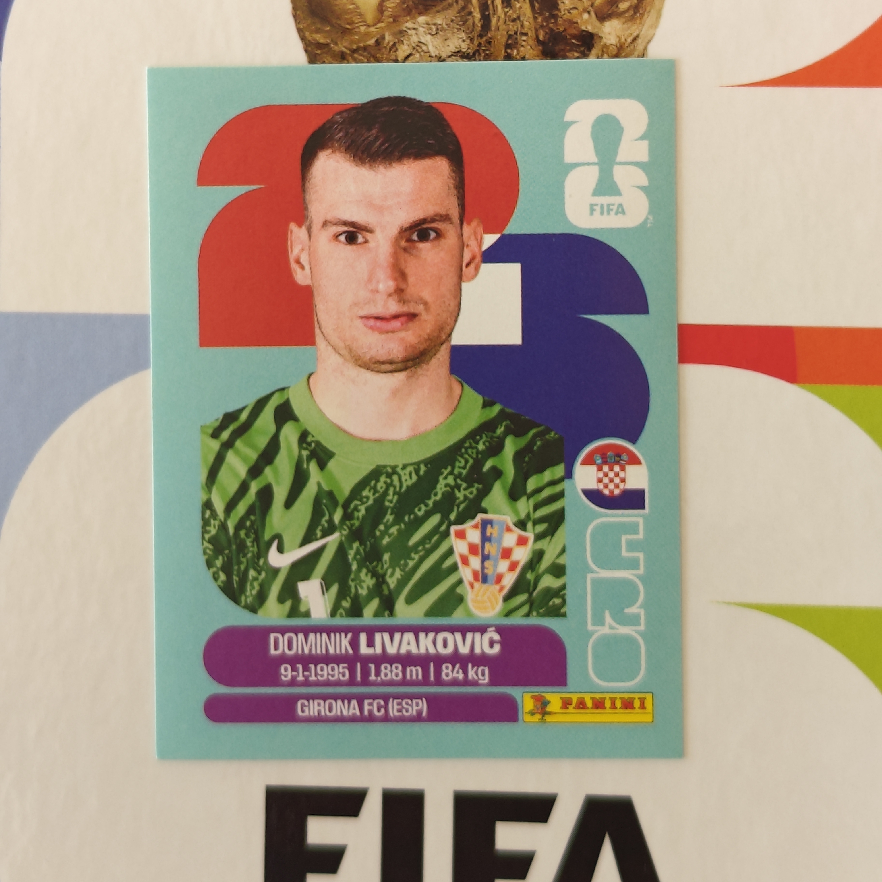 CRO2 - Croatia - Dominik Livaković - FIFA World Cup 2026™ - Panini Sticker