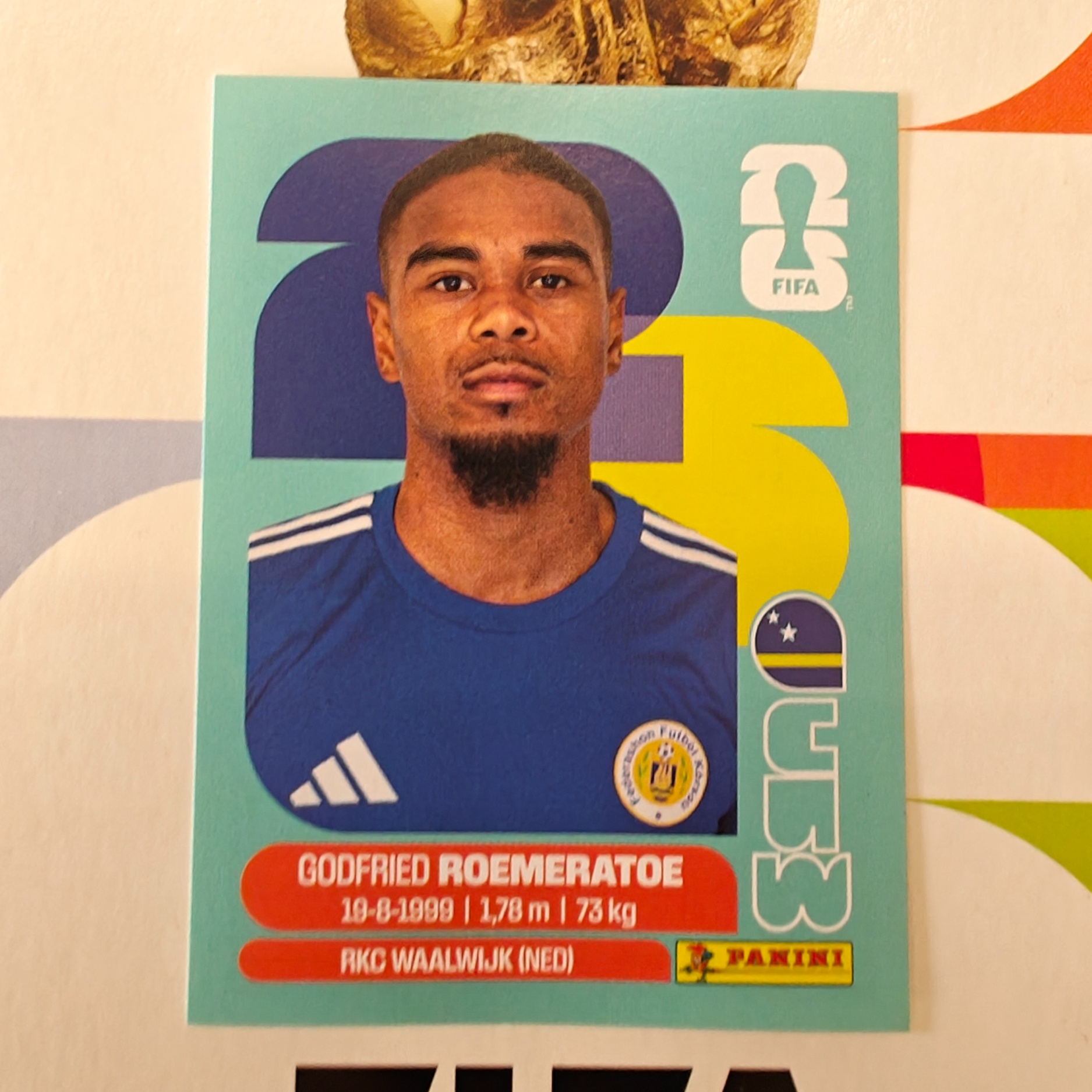 CUW10 - Curaçao - Godfried Roemeratoe - FIFA World Cup 2026™ - Panini Sticker