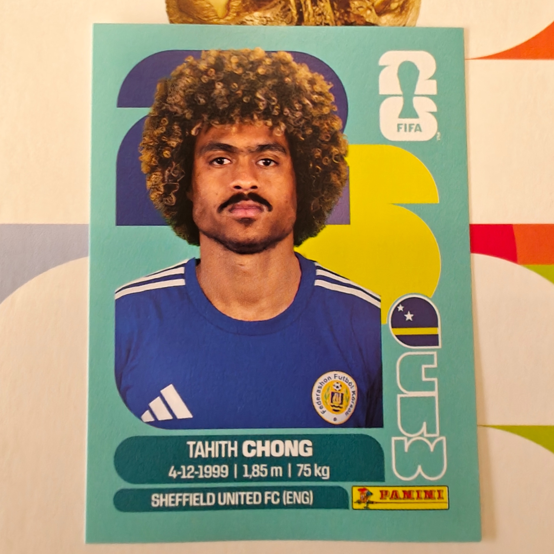 CUW14 - Curaçao - Tahith Chong - FIFA World Cup 2026™ - Panini Sticker