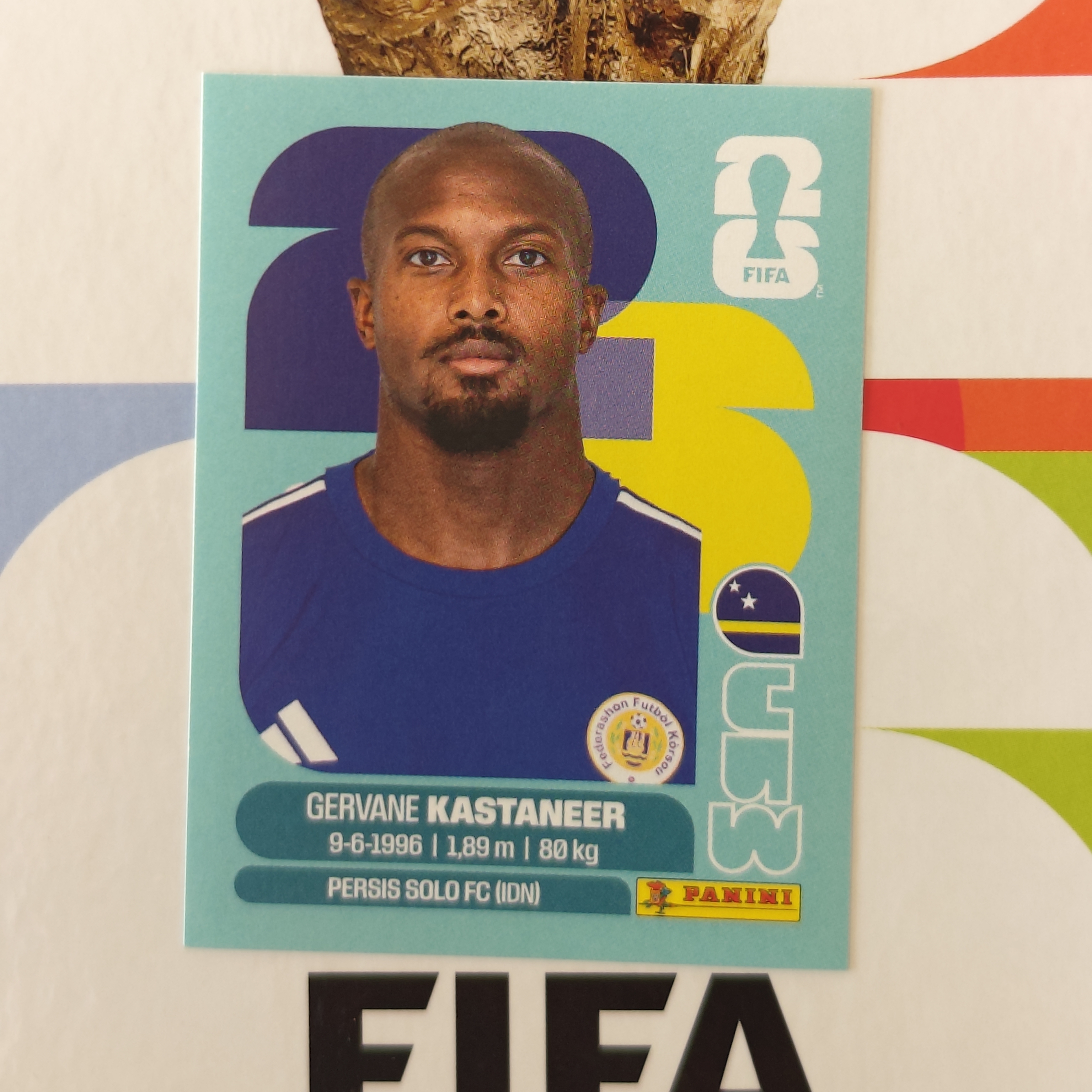 CUW19 - Curaçao - Gervane Kastaneer - FIFA World Cup 2026™ - Panini Sticker