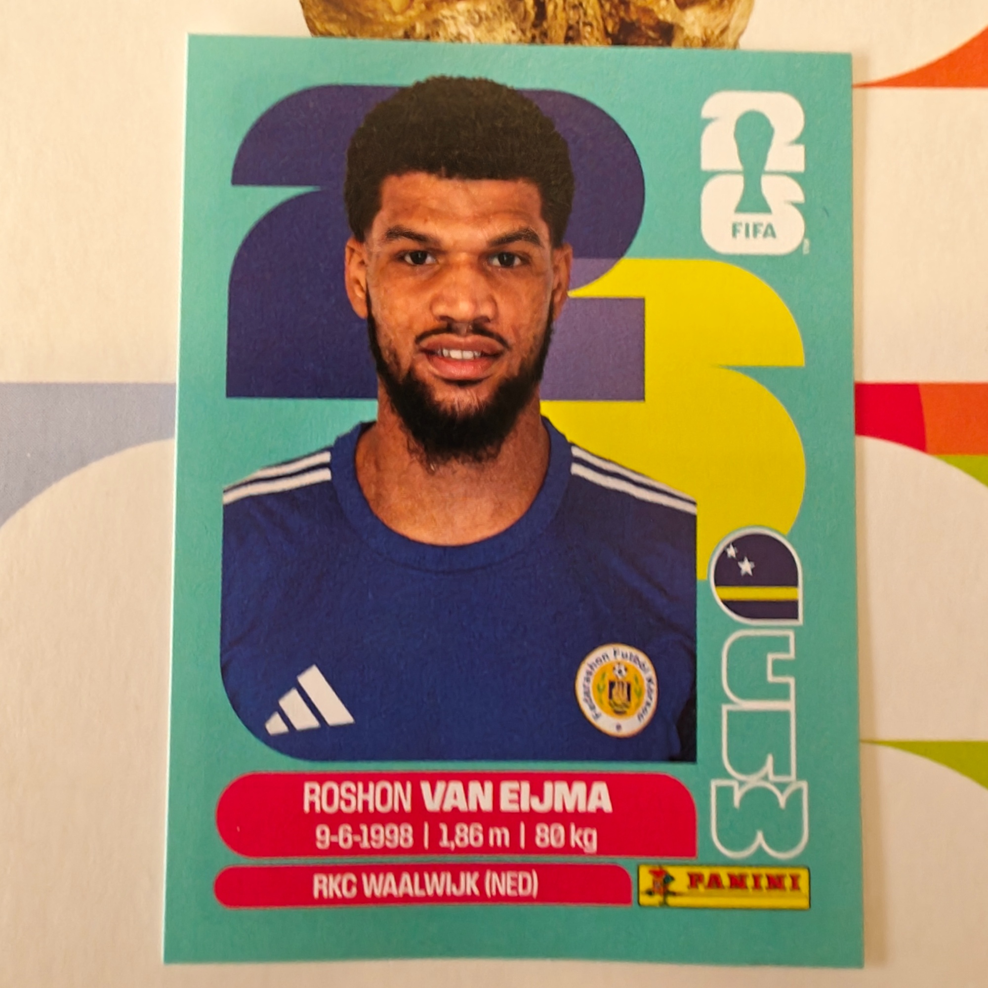 CUW7 - Curaçao - Roshon Van Eijma - FIFA World Cup 2026™ - Panini Sticker