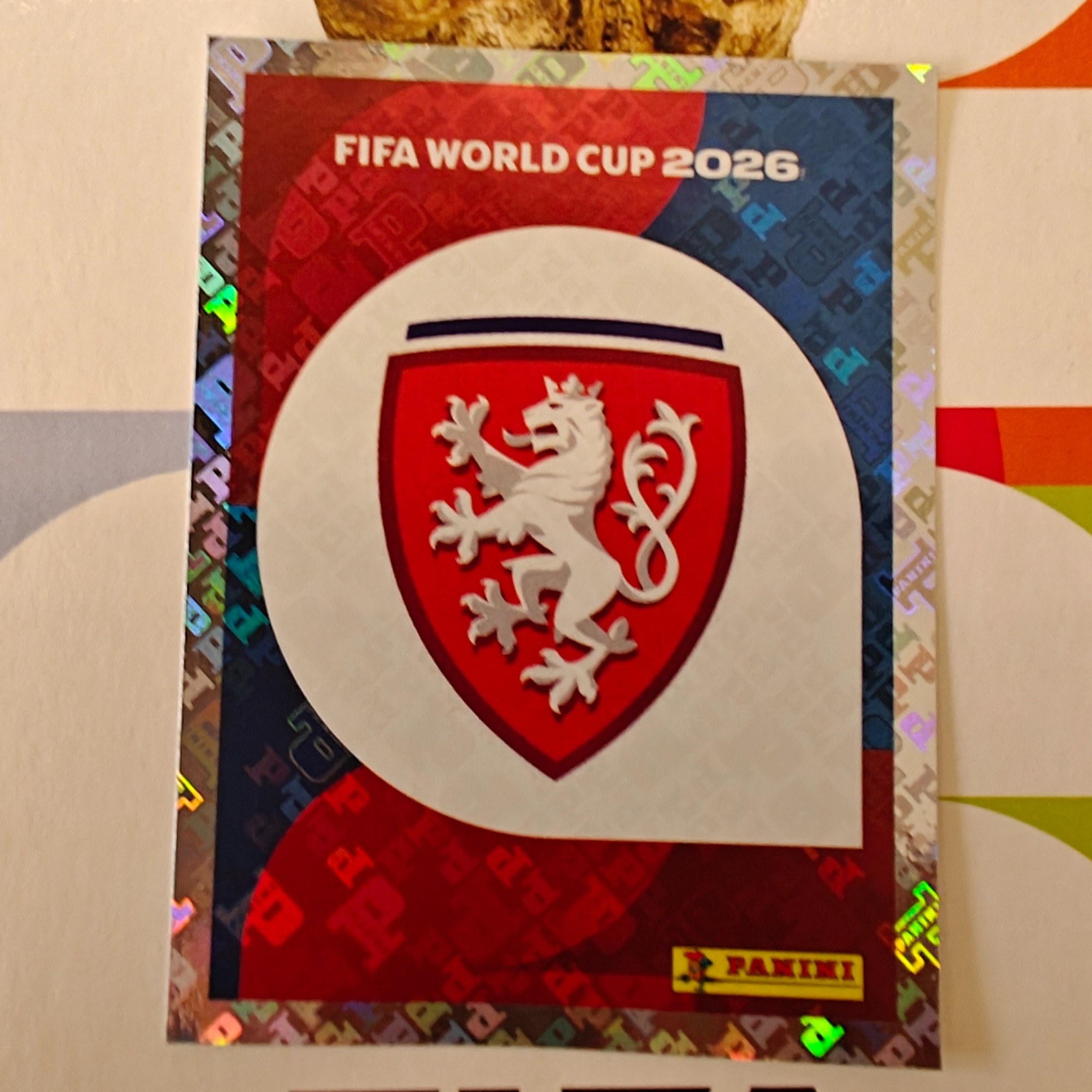 CZE1 - Czechia - Emblem - FIFA World Cup 2026™ - Panini Foil Sticker