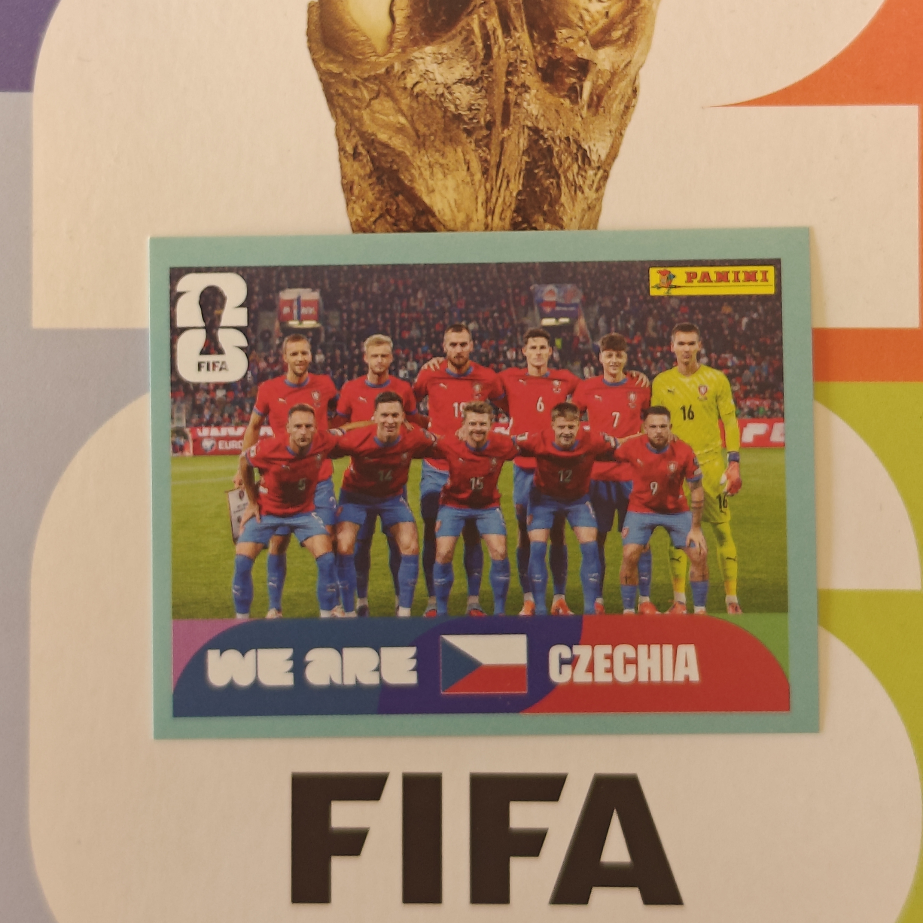 CZE13 - Czechia - Team Photo - FIFA World Cup 2026™ - Panini Sticker