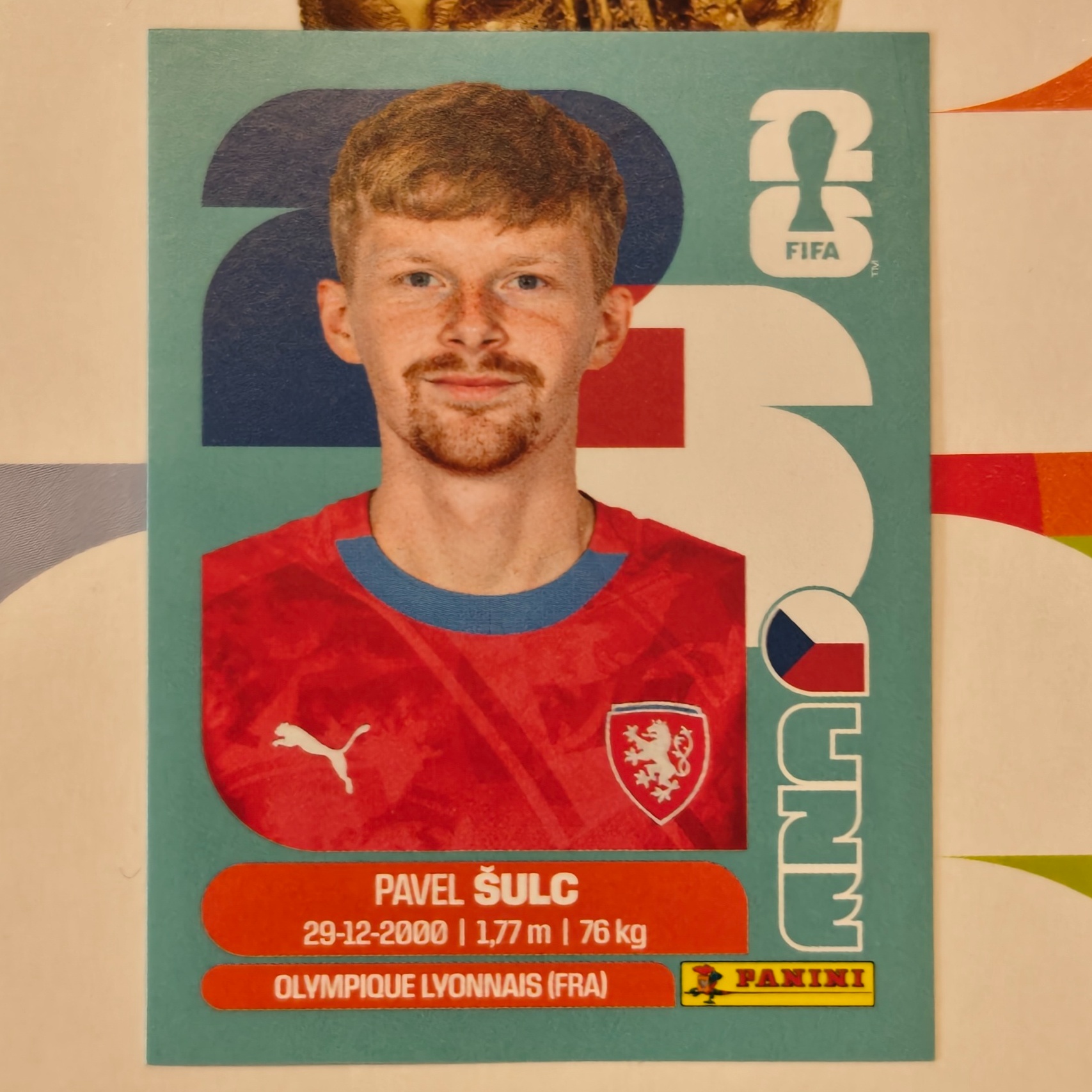 CZE14 - Czechia - Pavel Sulc - FIFA World Cup 2026™ - Panini Sticker
