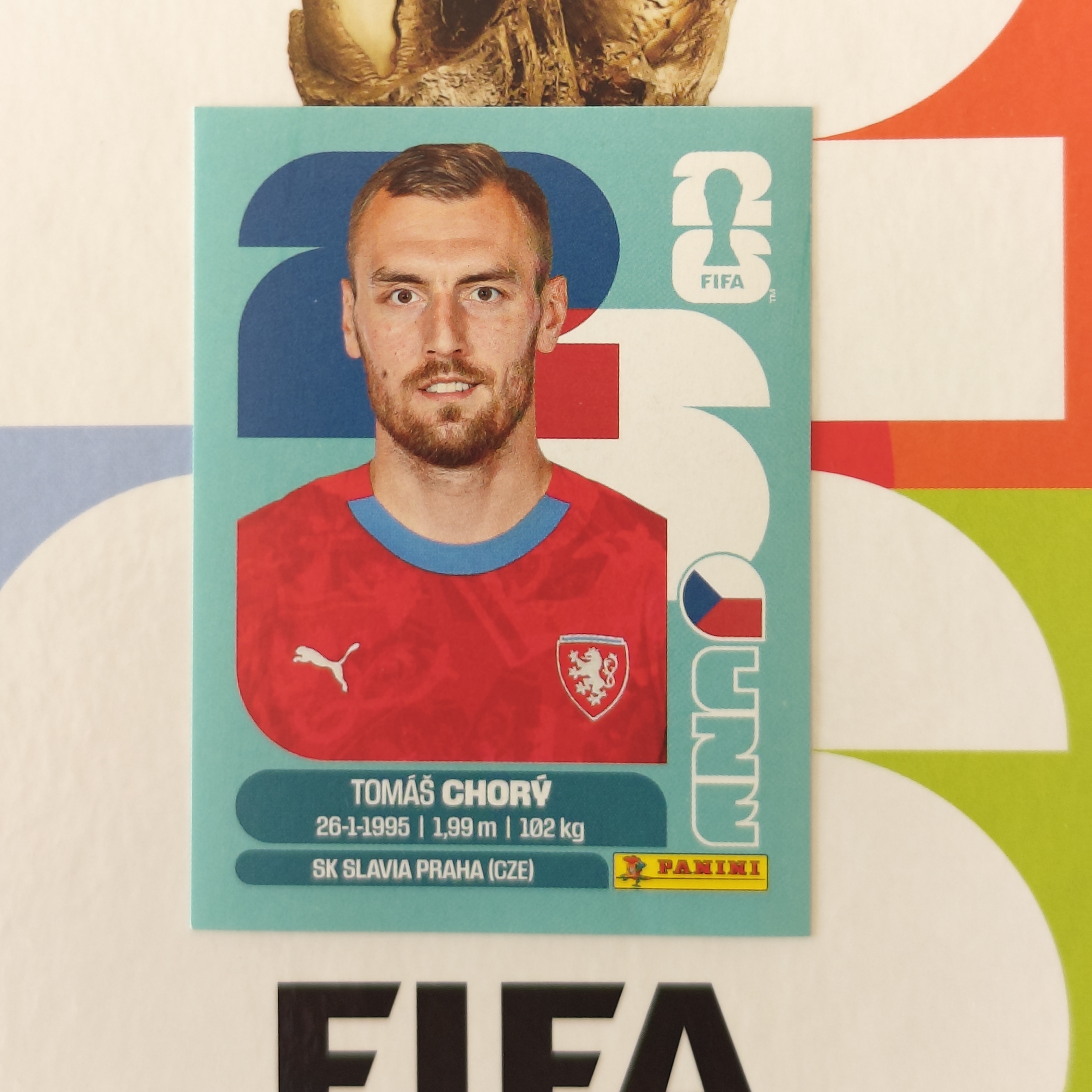 CZE17 - Czechia - Tomas Chory - FIFA World Cup 2026™ - Panini Sticker