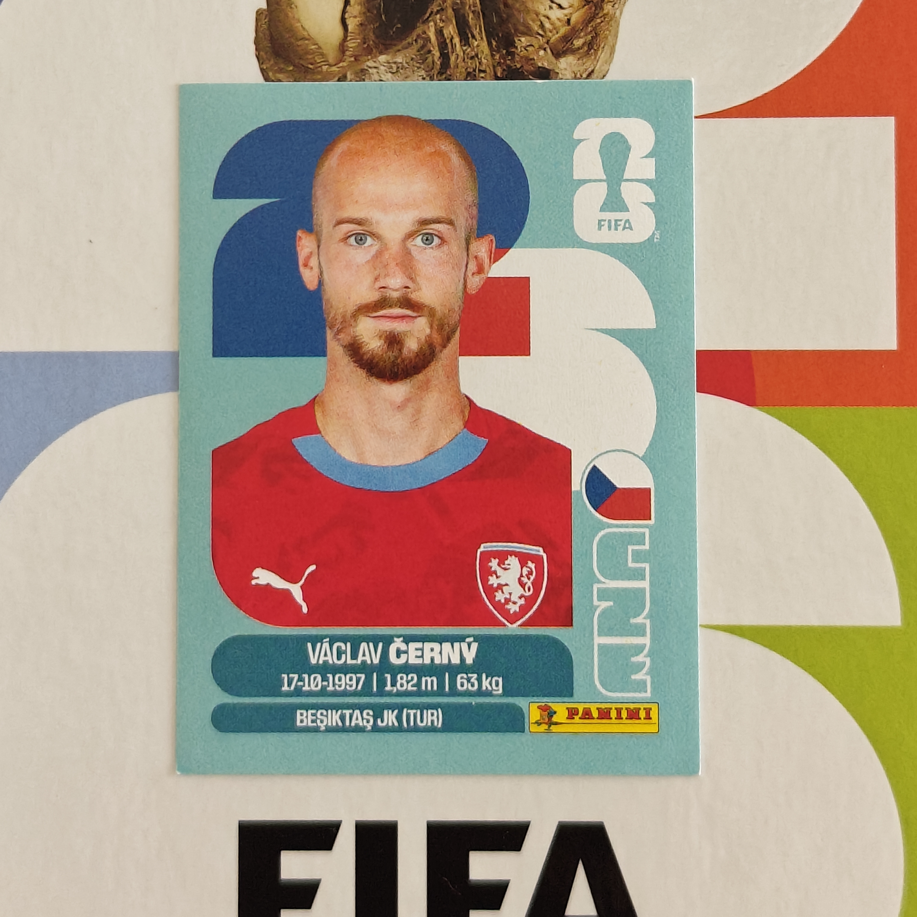 CZE18 - Czechia - Vaclav Cerny - FIFA World Cup 2026™ - Panini Sticker