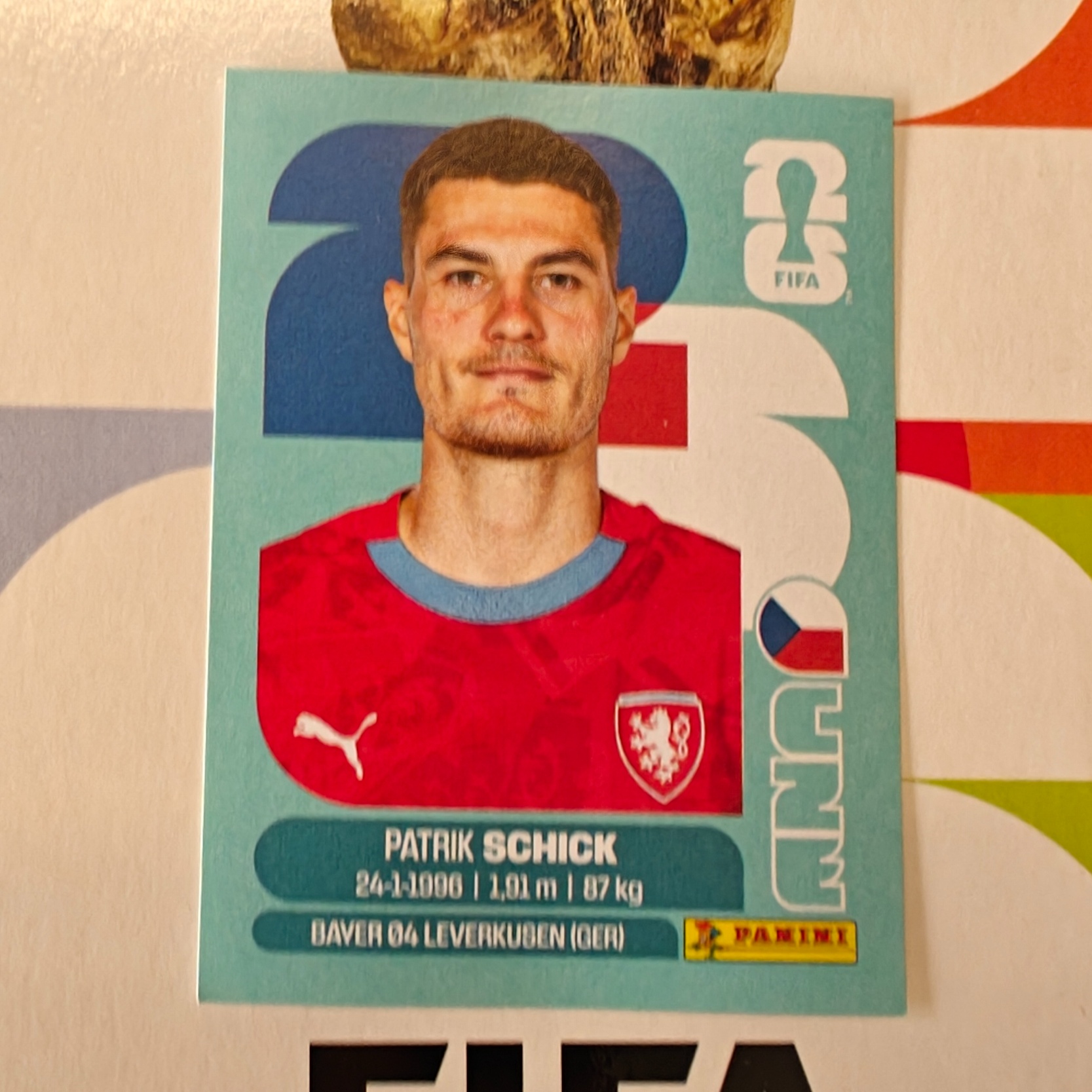 CZE20 - Czechia - Patrik Schick - FIFA World Cup 2026™ - Panini Sticker
