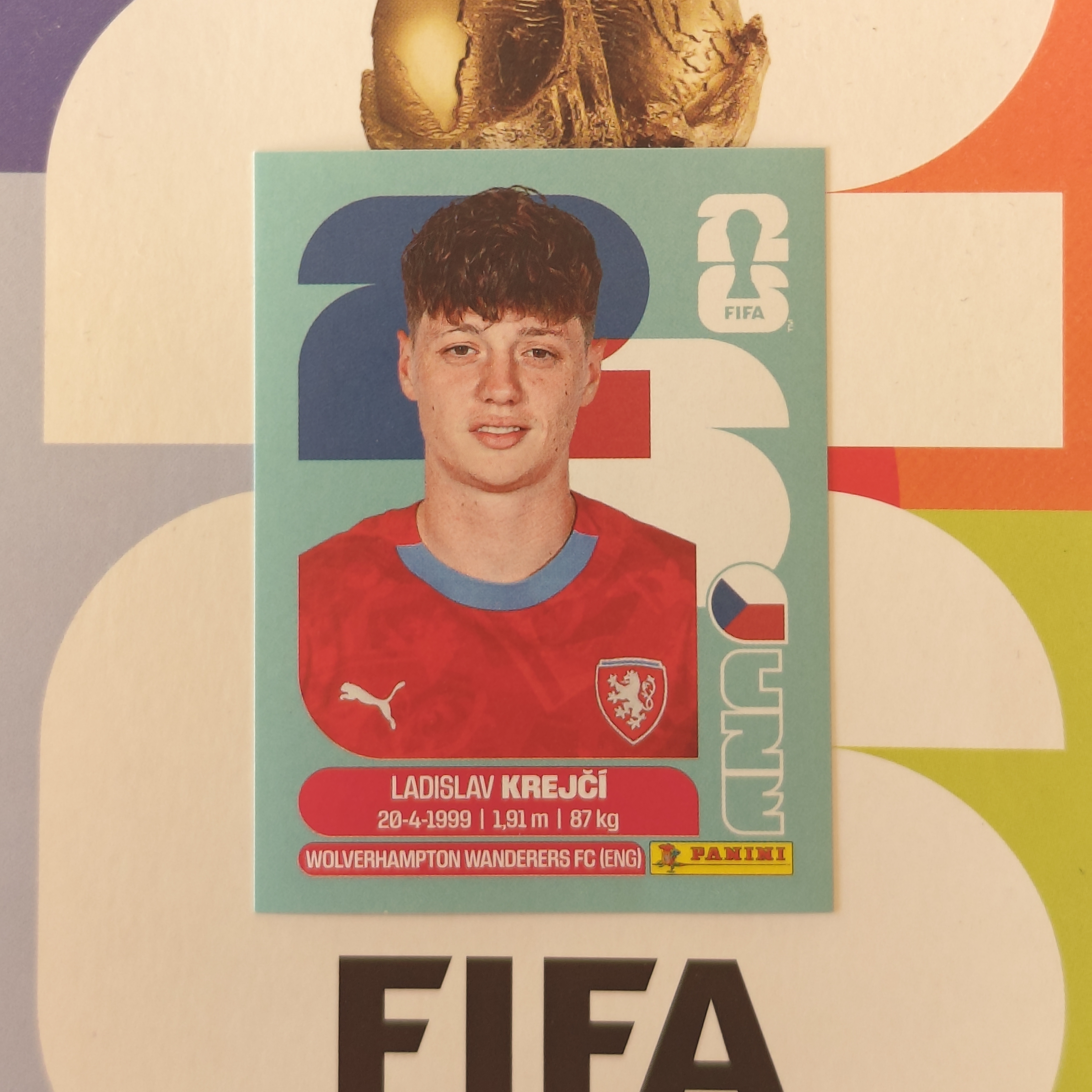CZE4 - Czechia - Ladislav Krejci - FIFA World Cup 2026™ - Panini Sticker