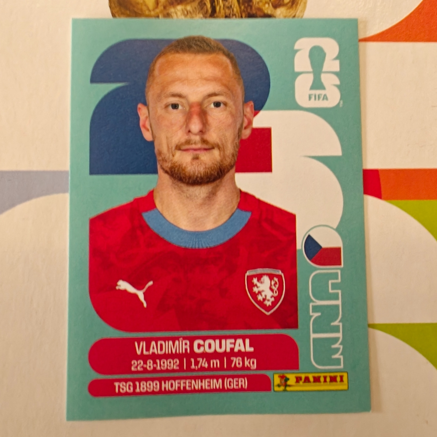 CZE5 - Czechia - Vladimir Coufal - FIFA World Cup 2026™ - Panini Sticker