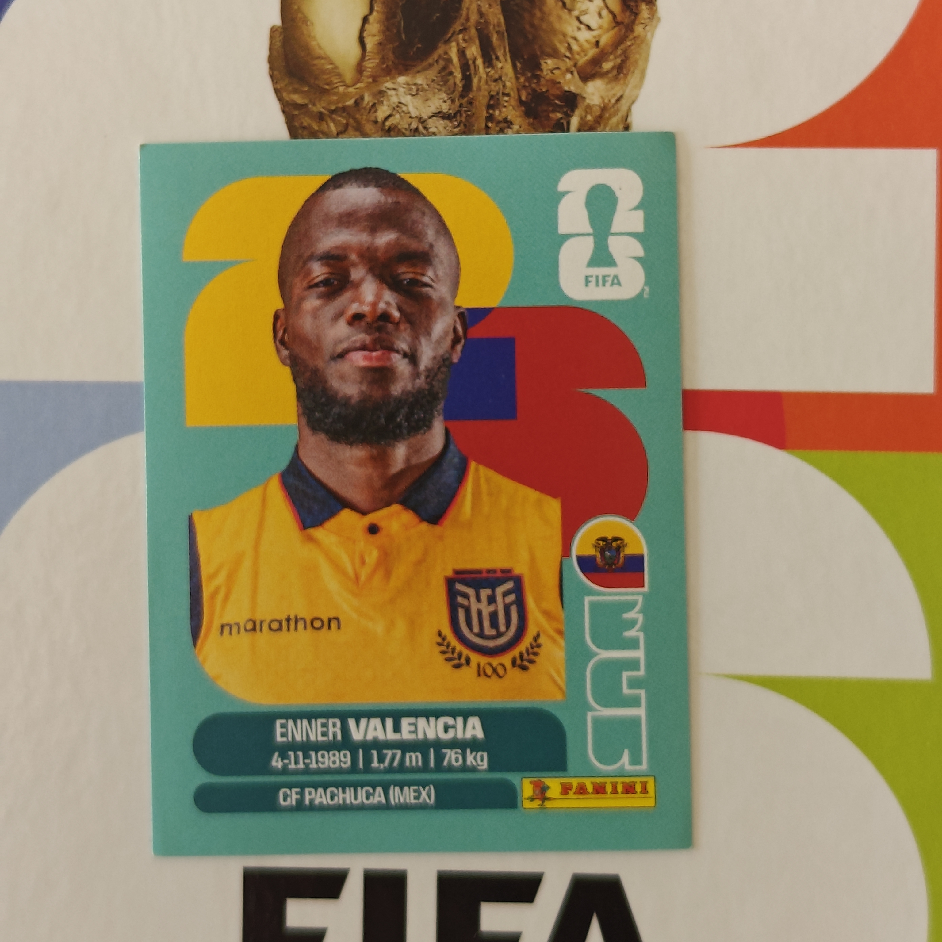 ECU20 - Ecuador - Enner Valencia - FIFA World Cup 2026™ - Panini Sticker