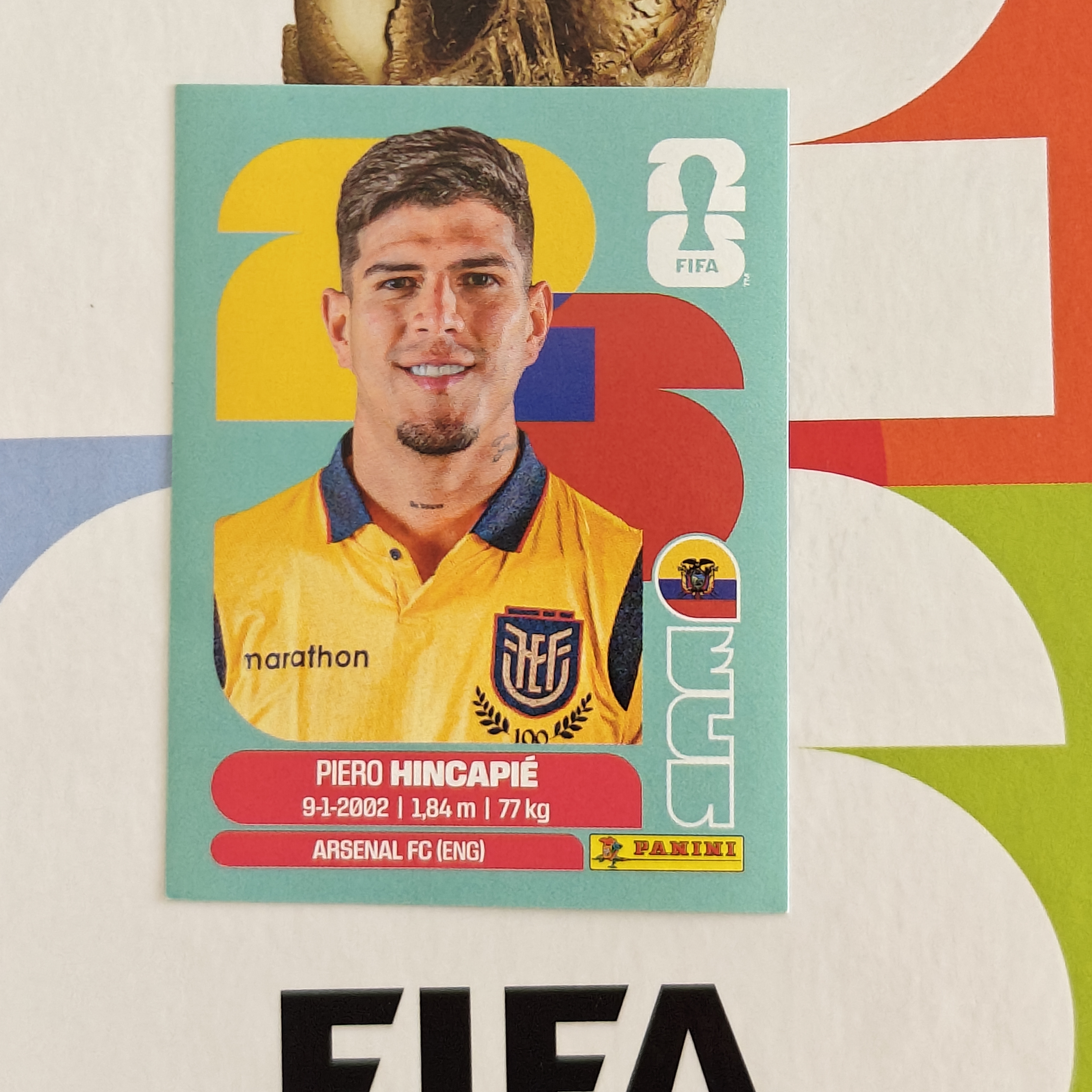 ECU4 - Ecuador - Piero Hincapié - FIFA World Cup 2026™ - Panini Sticker