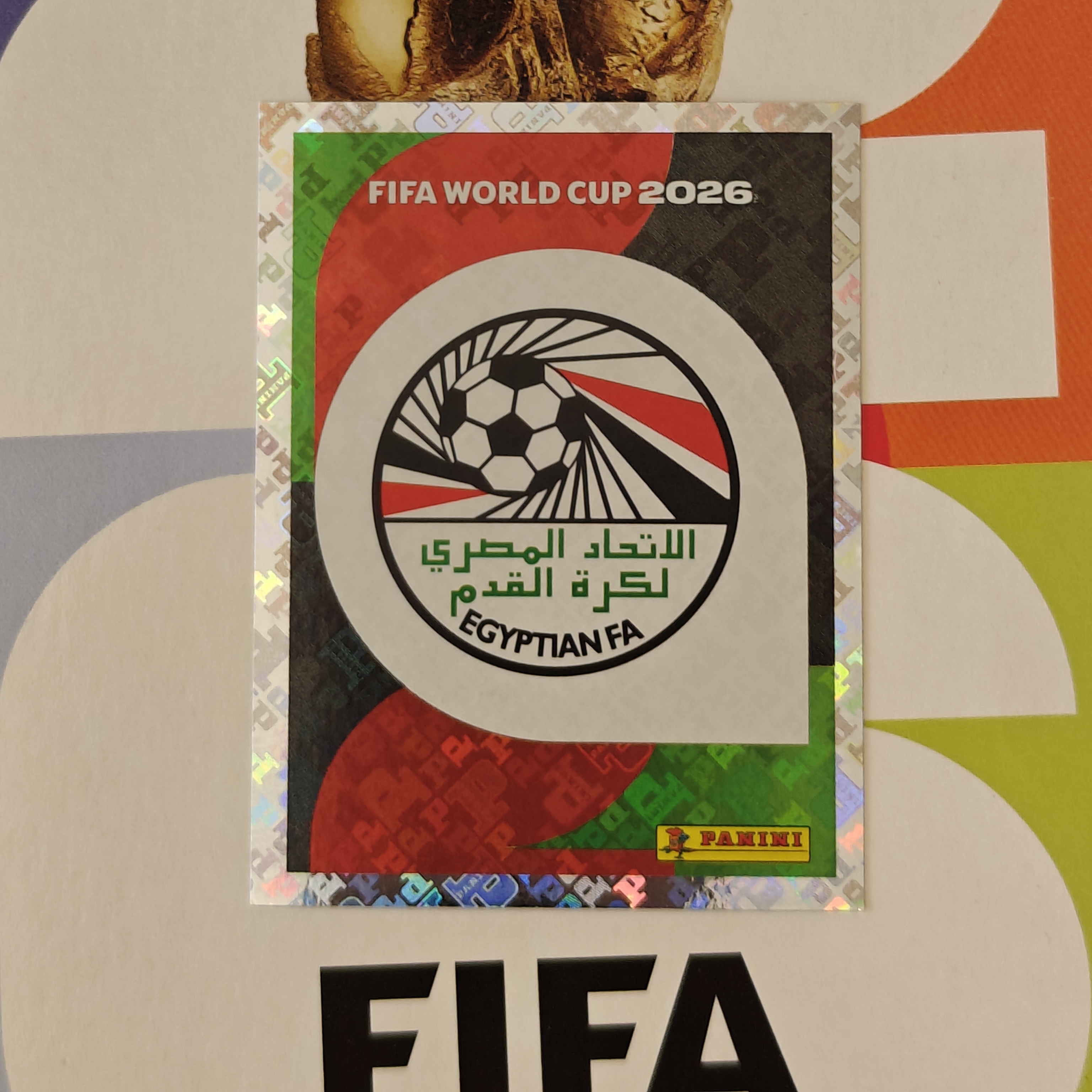 EGY1 - Egypt - Emblem - FIFA World Cup 2026™ - Panini Foil Sticker
