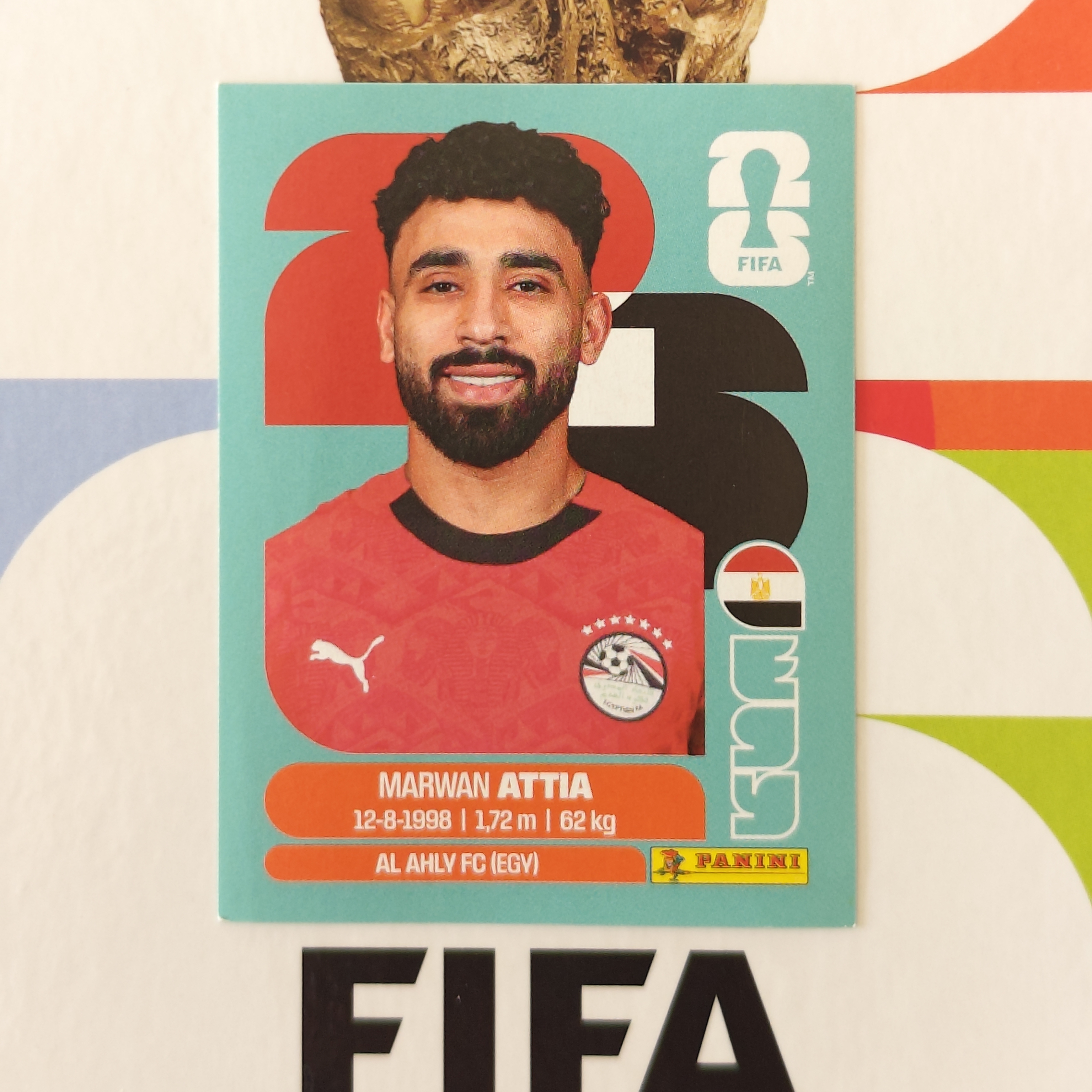 EGY10 - Egypt - Marwan Attia - FIFA World Cup 2026™ - Panini Sticker