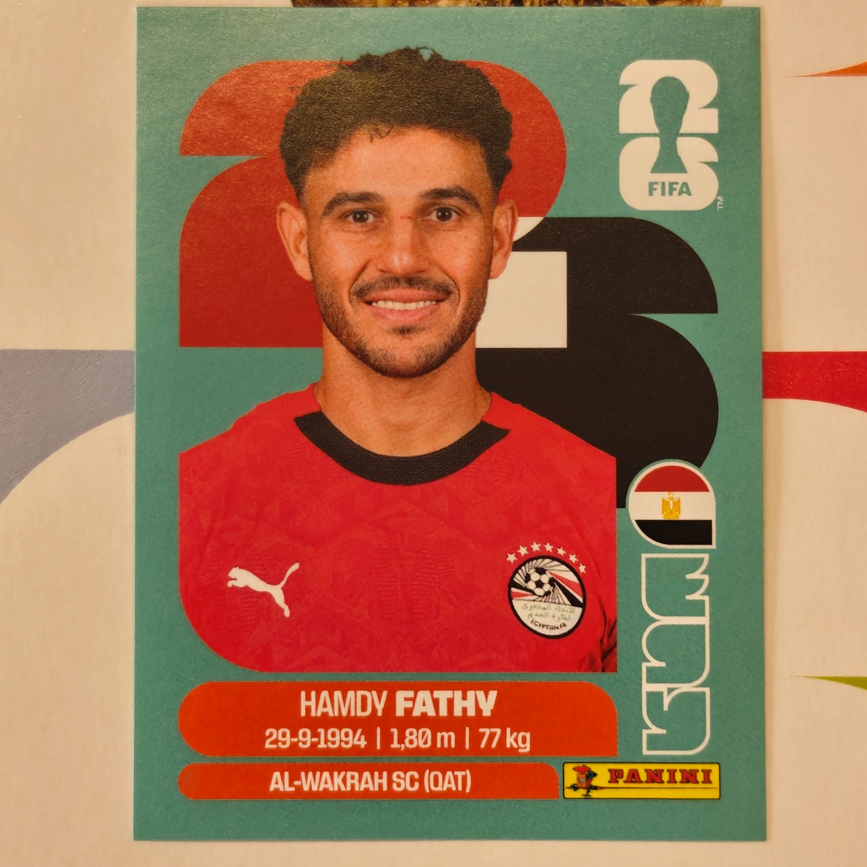 EGY12 - Egypt - Hamdy Fathy - FIFA World Cup 2026™ - Panini Sticker