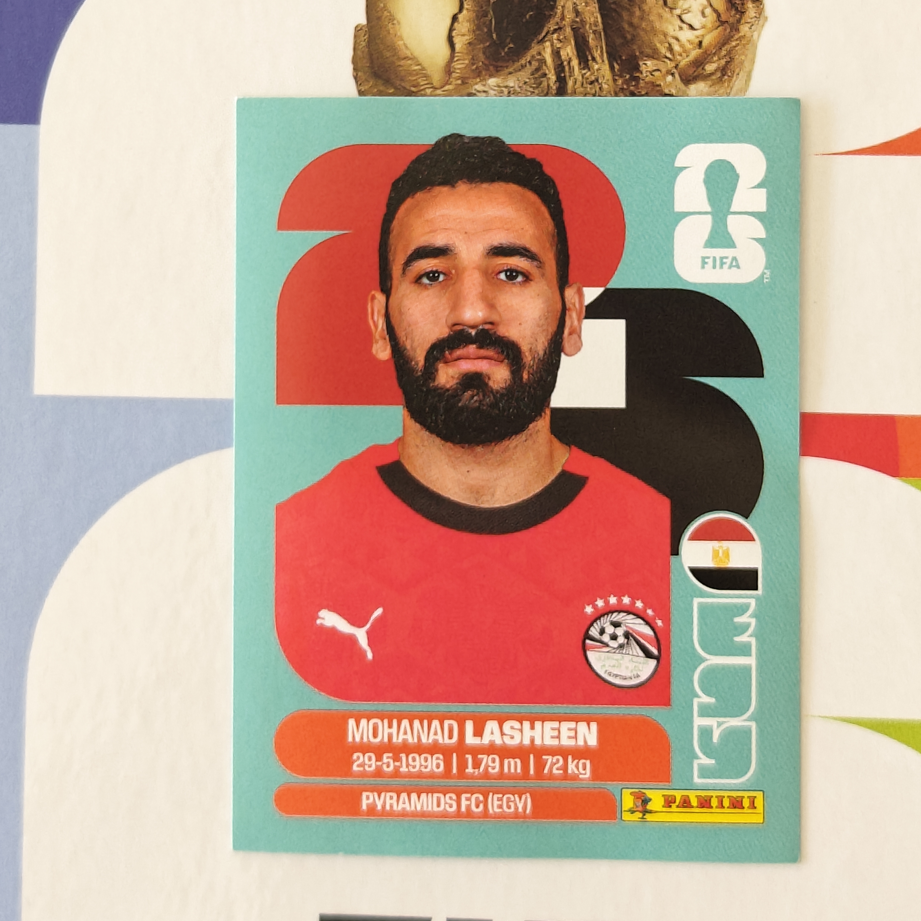 EGY14 - Egypt - Mohamed Lasheen - FIFA World Cup 2026™ - Panini Sticker