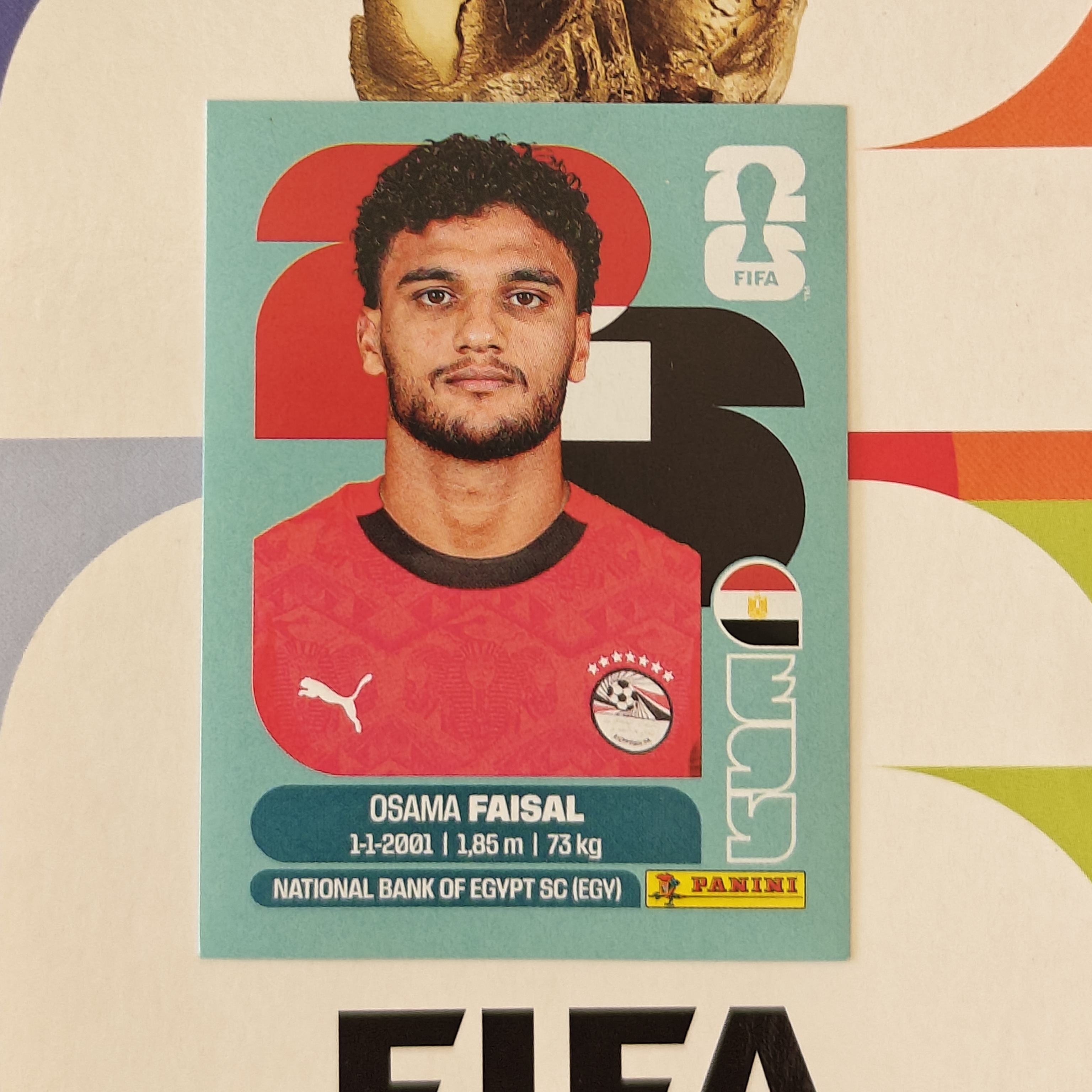 EGY16 - Egypt - Osama Faisal - FIFA World Cup 2026™ - Panini Sticker