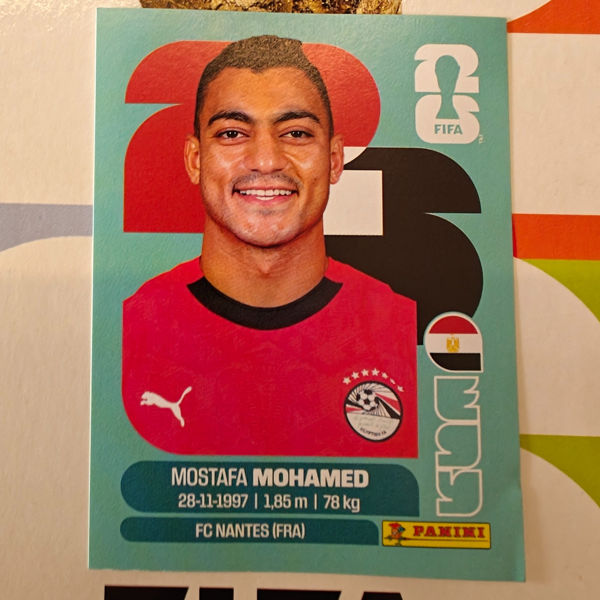 EGY18 - Egypt - Mostafa Mohamed - FIFA World Cup 2026™ - Panini Sticker