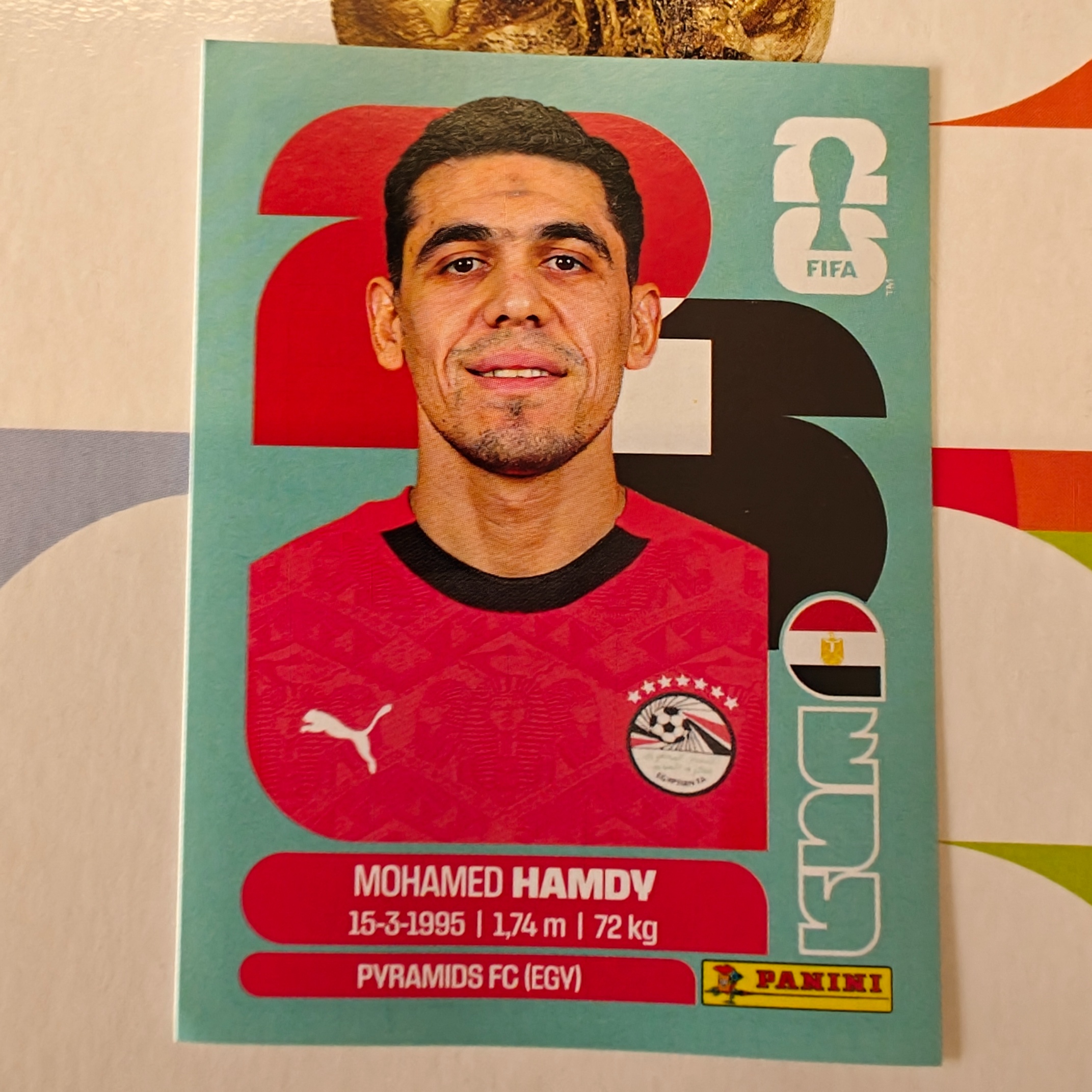 EGY4 - Egypt - Mohamed Hamdy - FIFA World Cup 2026™ - Panini Sticker