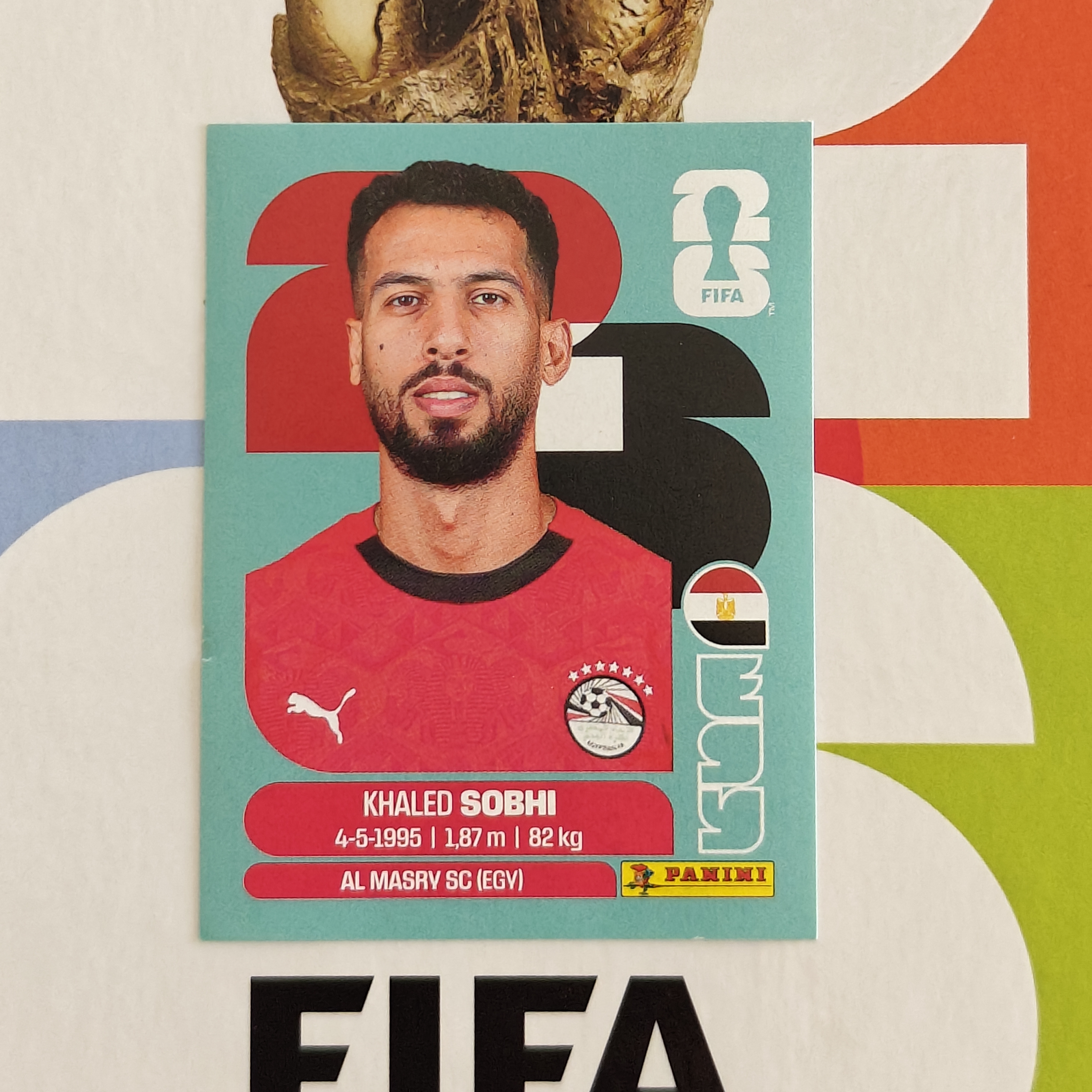 EGY6 - Egypt - Khaled Sobhi - FIFA World Cup 2026™ - Panini Sticker