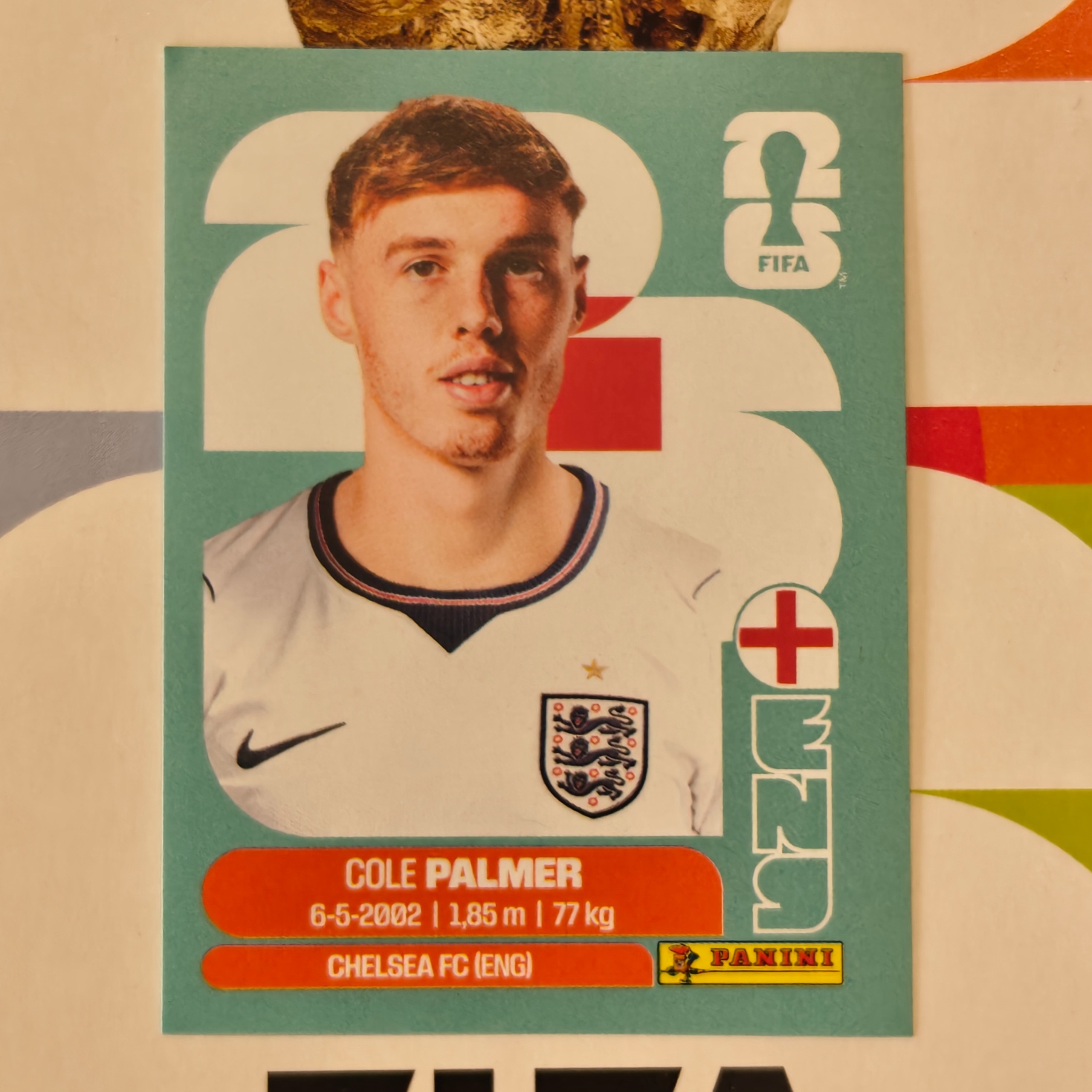 ENG12 - England - Cole Palmer - FIFA World Cup 2026™ - Panini Sticker