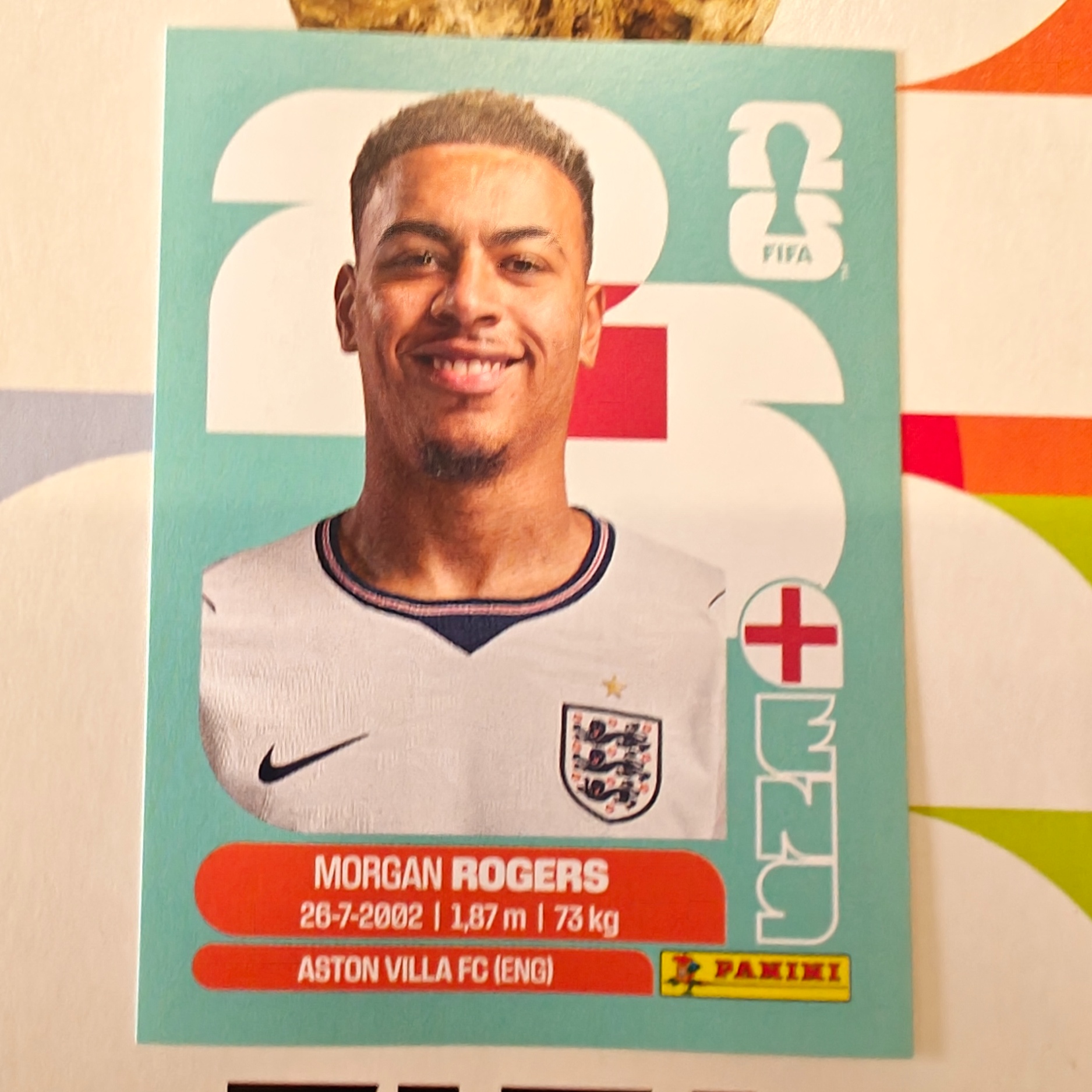 ENG14 - England - Morgan Rogers - FIFA World Cup 2026™ - Panini Sticker
