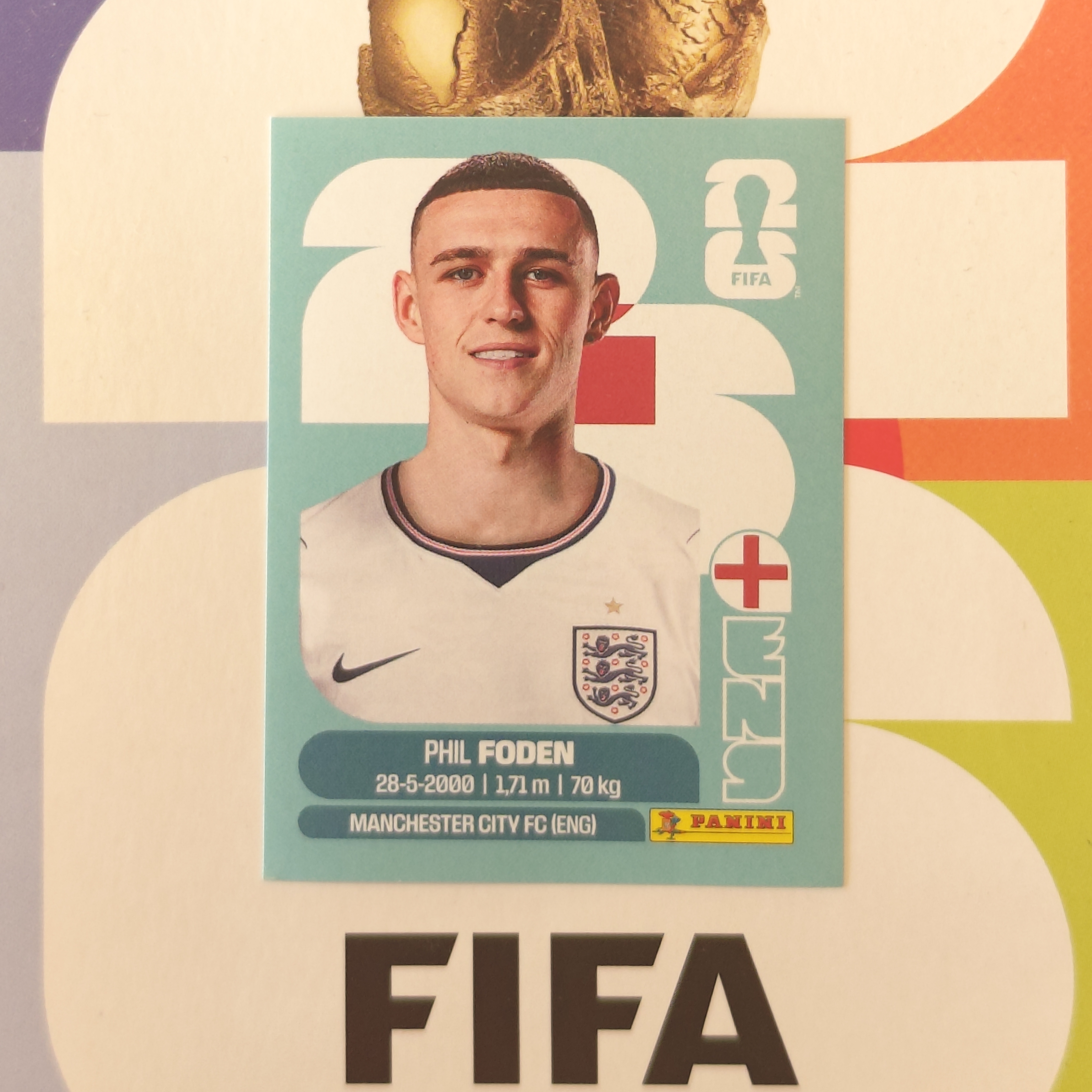 ENG16 - England - Phil Foden - FIFA World Cup 2026™ - Panini Sticker