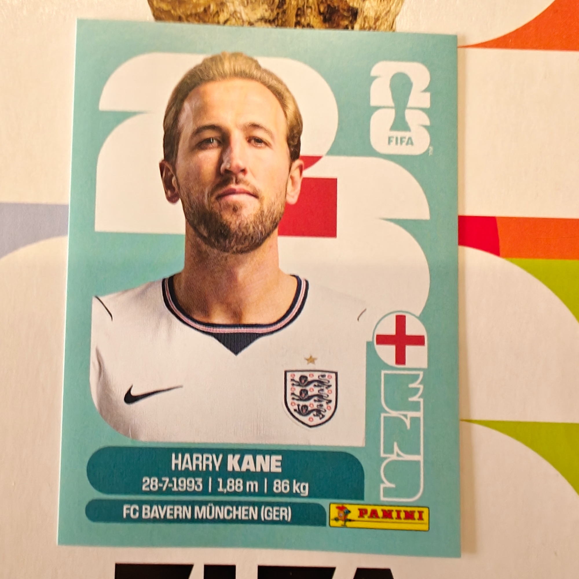 ENG18 - England - Harry Kane - FIFA World Cup 2026™ - Panini Sticker
