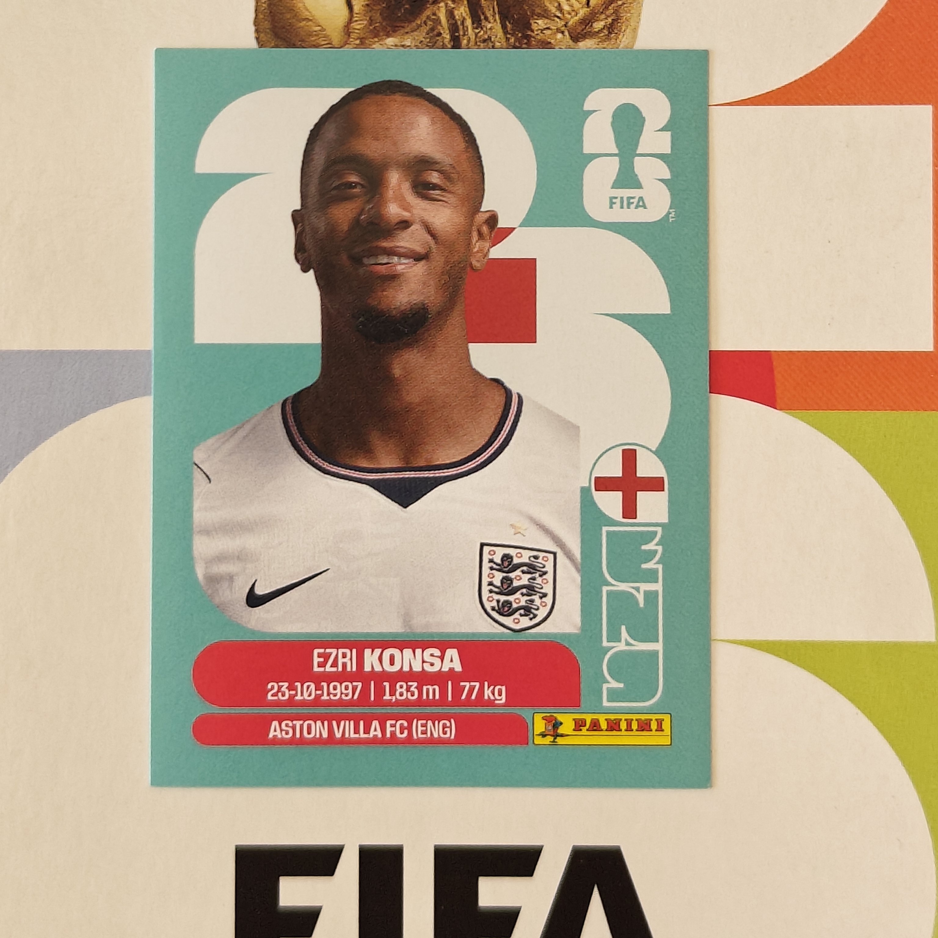 ENG5 - England - Ezri Konsa - FIFA World Cup 2026™ - Panini Sticker