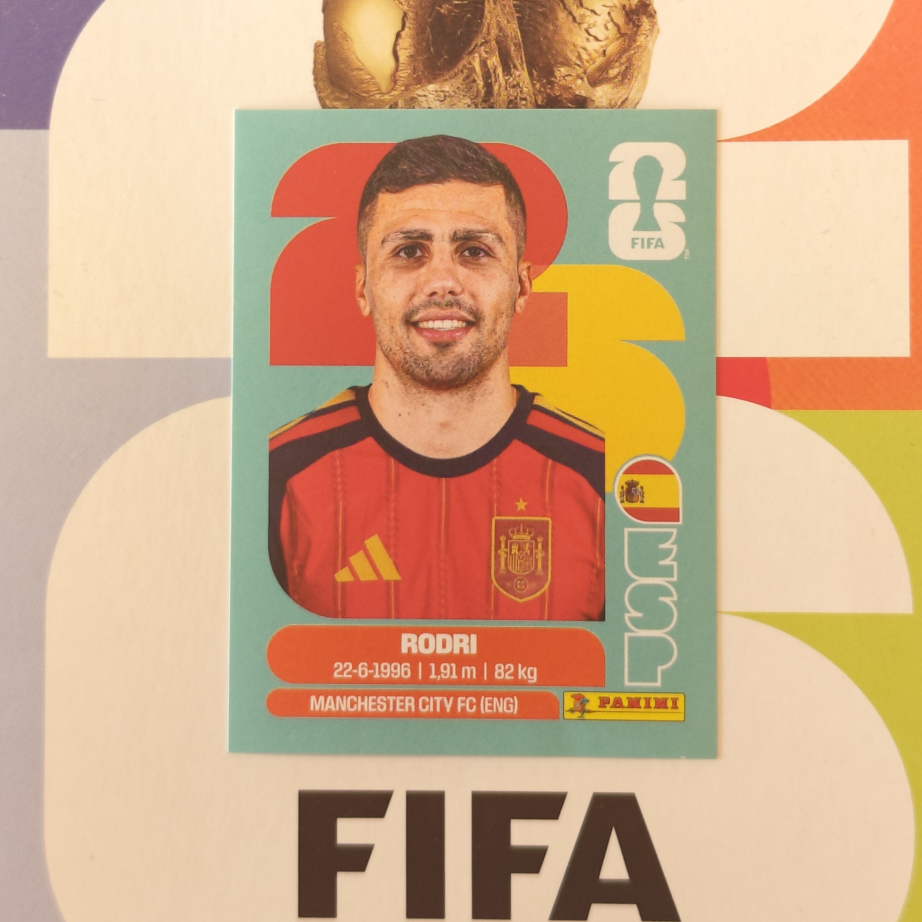 ESP10 - Spain - Rodri - FIFA World Cup 2026™ - Panini Sticker