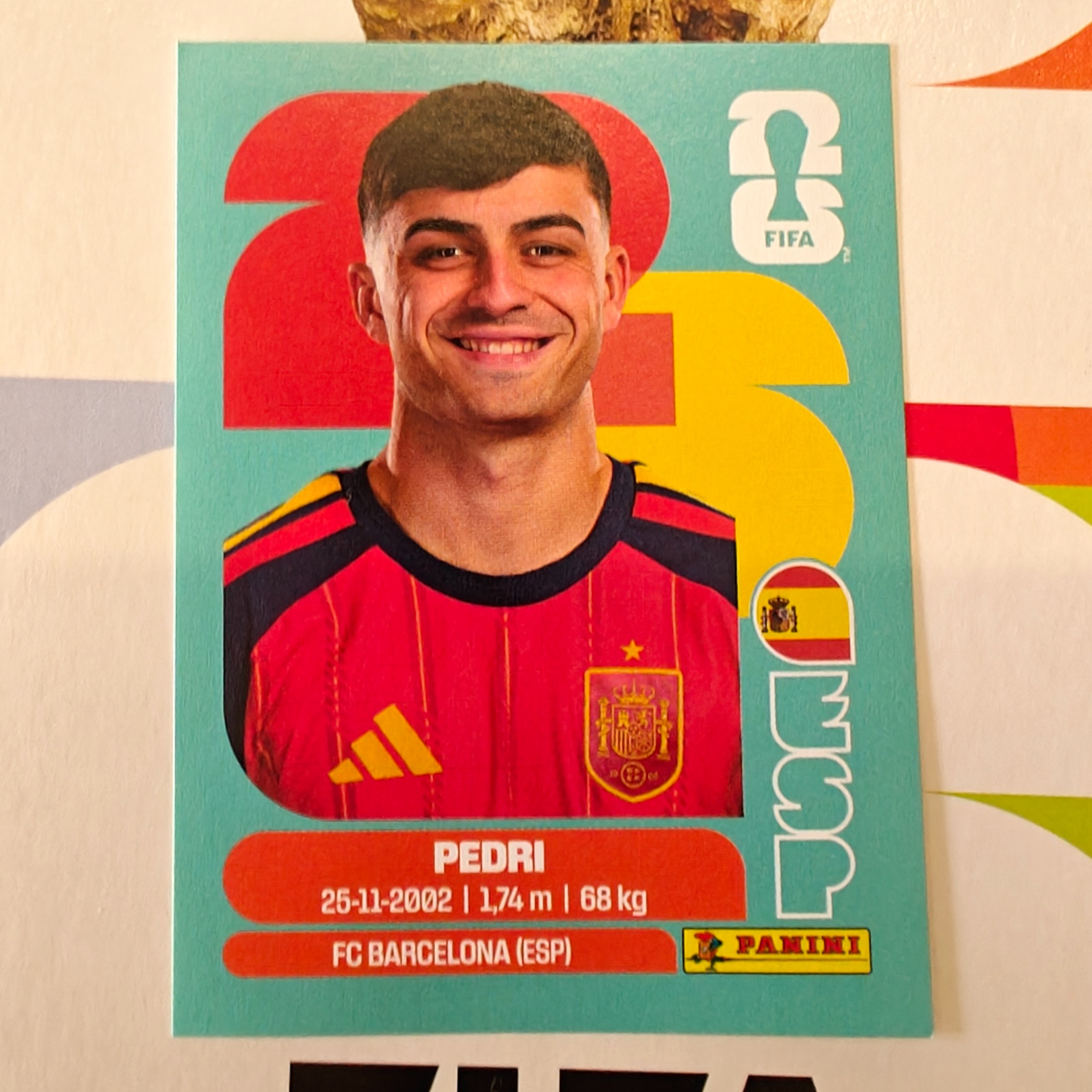 ESP11 - Spain - Pedri - FIFA World Cup 2026™ - Panini Sticker