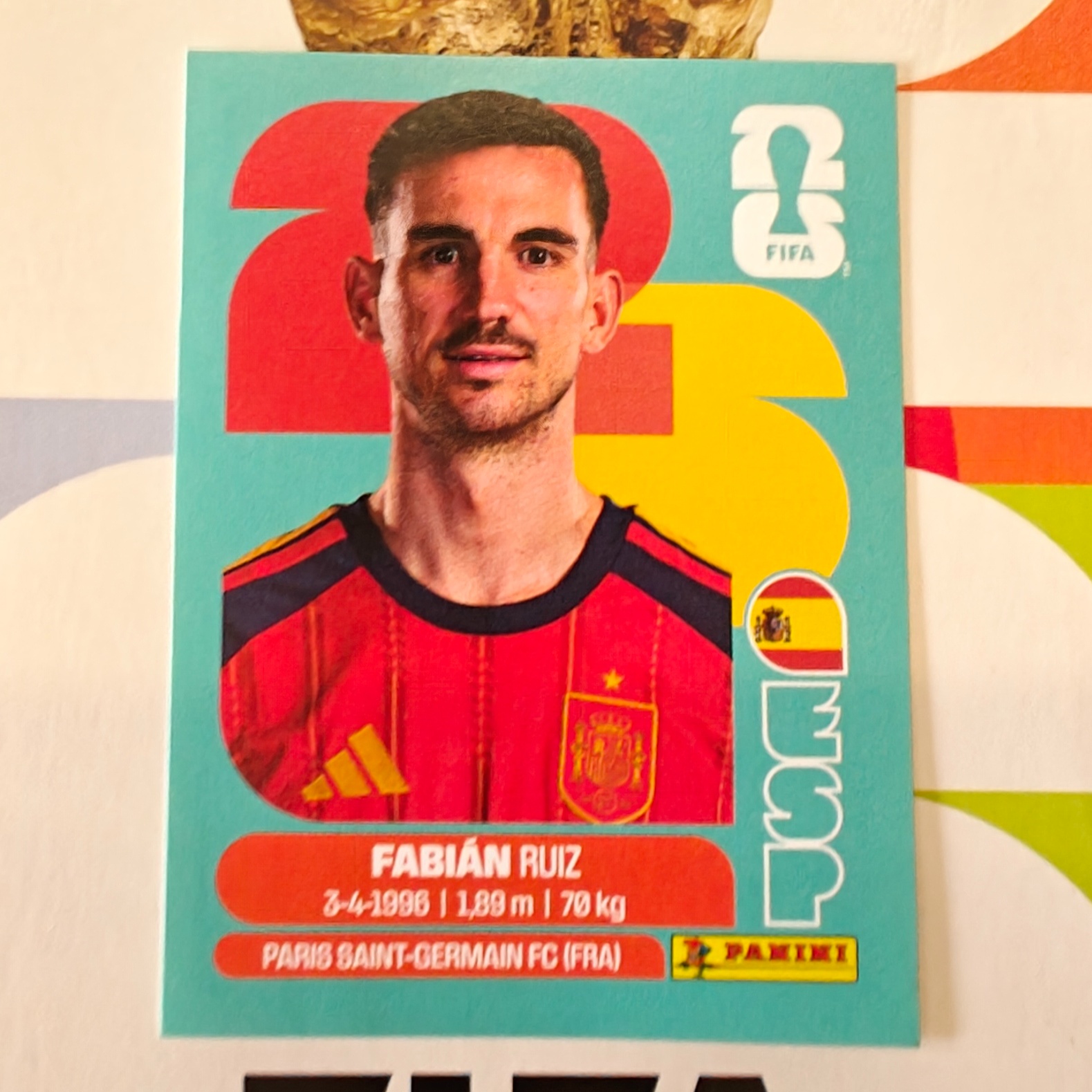 ESP12 - Spain - Fabian Ruiz - FIFA World Cup 2026™ - Panini Sticker