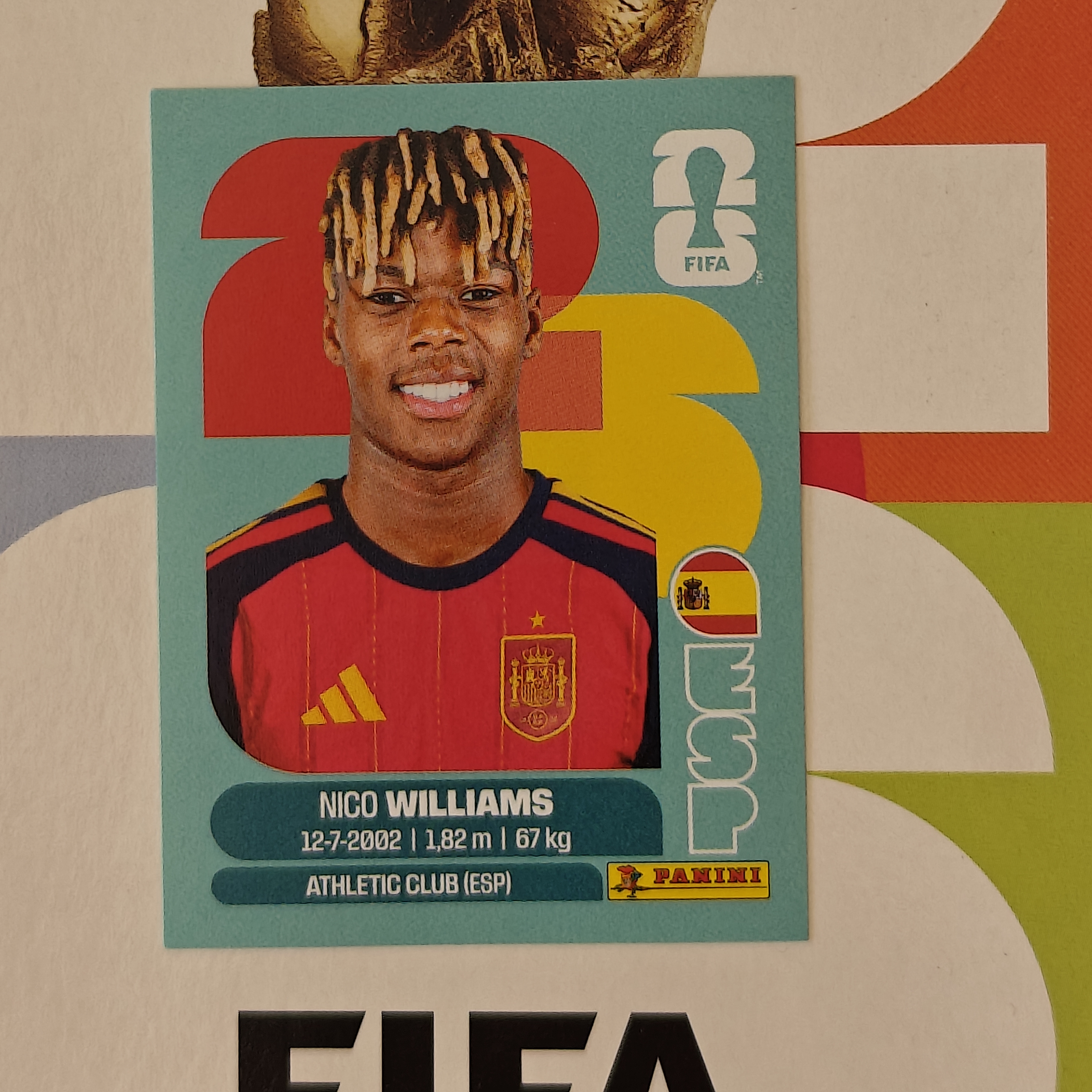 ESP17 - Spain - Nico Williams - FIFA World Cup 2026™ - Panini Sticker