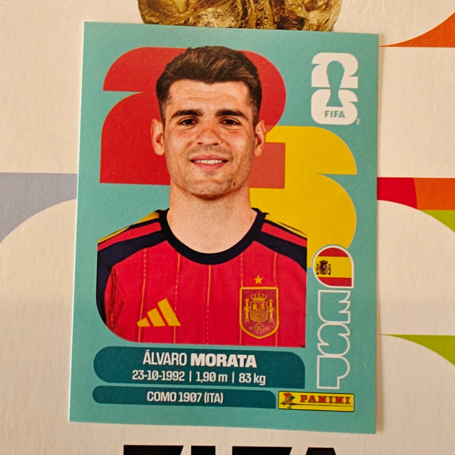 ESP19 - Spain - Álvaro Morata - FIFA World Cup 2026™ - Panini Sticker