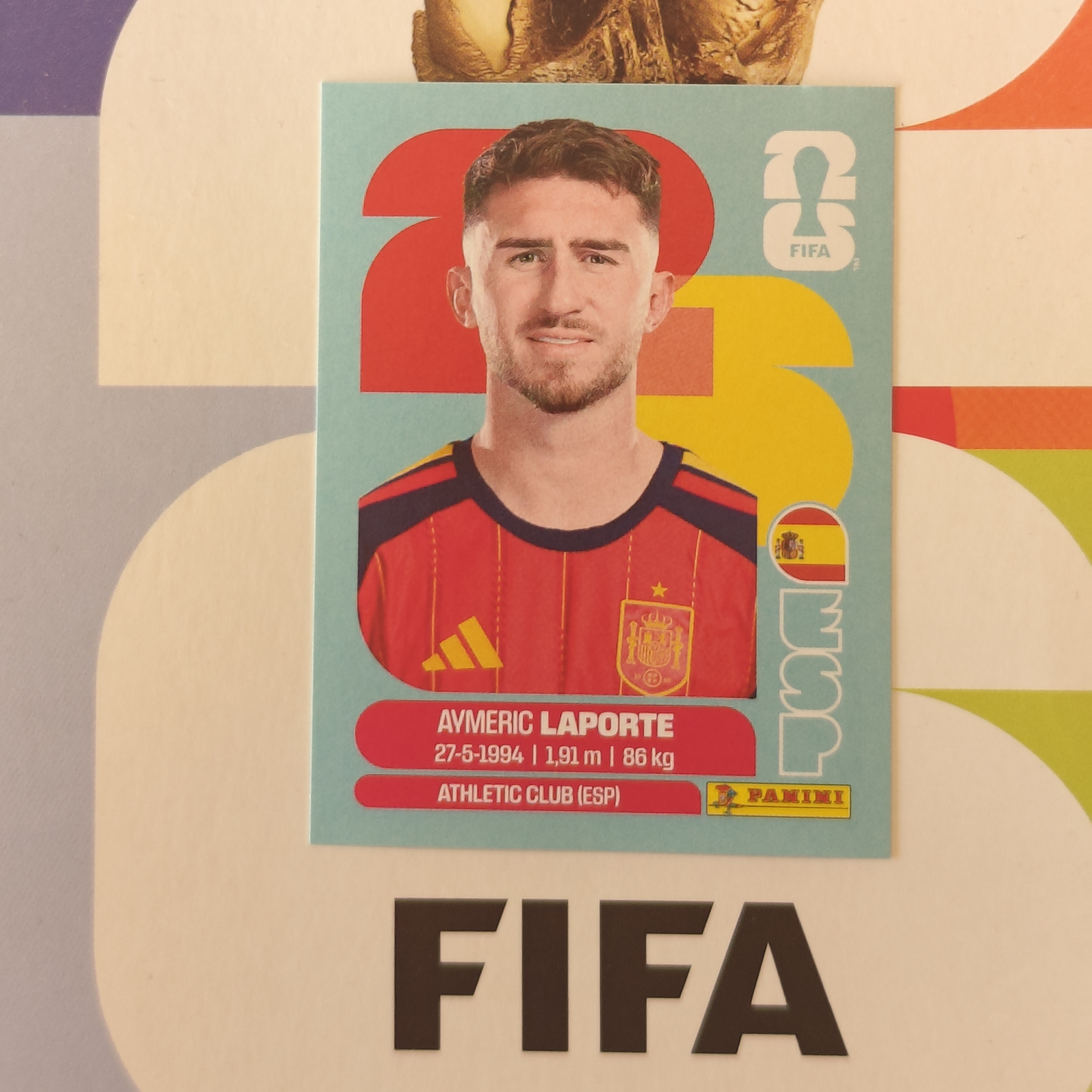 ESP4 - Spain - Aymeric Laporte - FIFA World Cup 2026™ - Panini Sticker