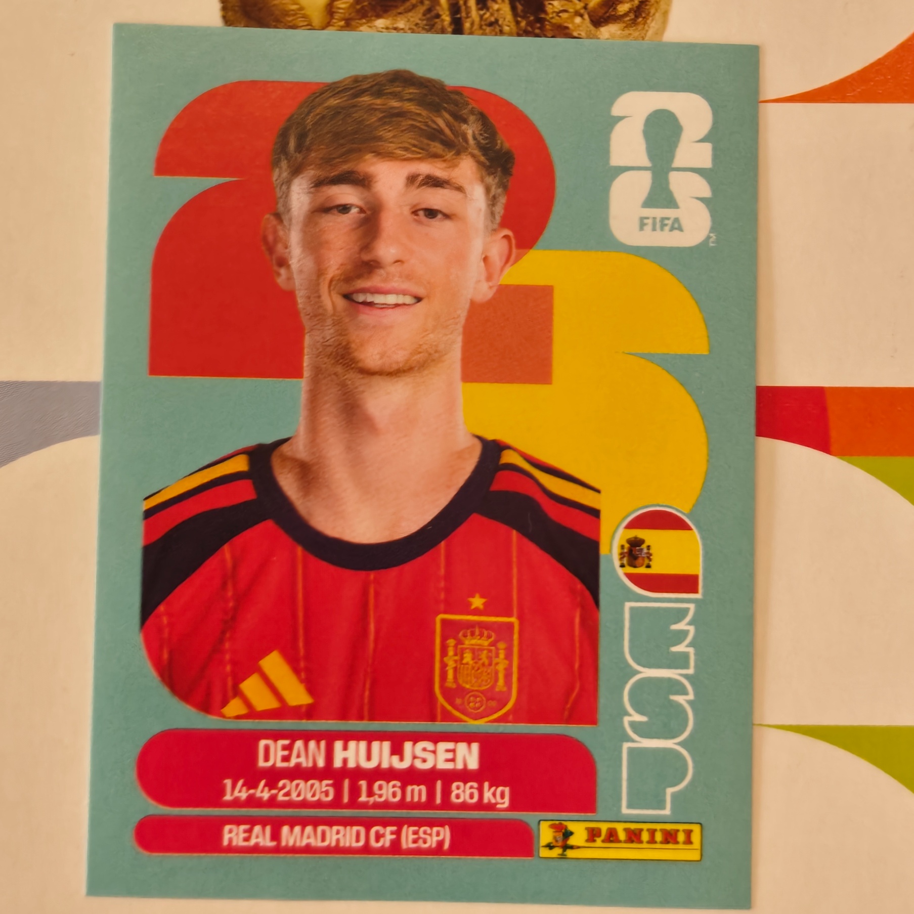 ESP5 - Spain - Dean Huijsen - FIFA World Cup 2026™ - Panini Sticker