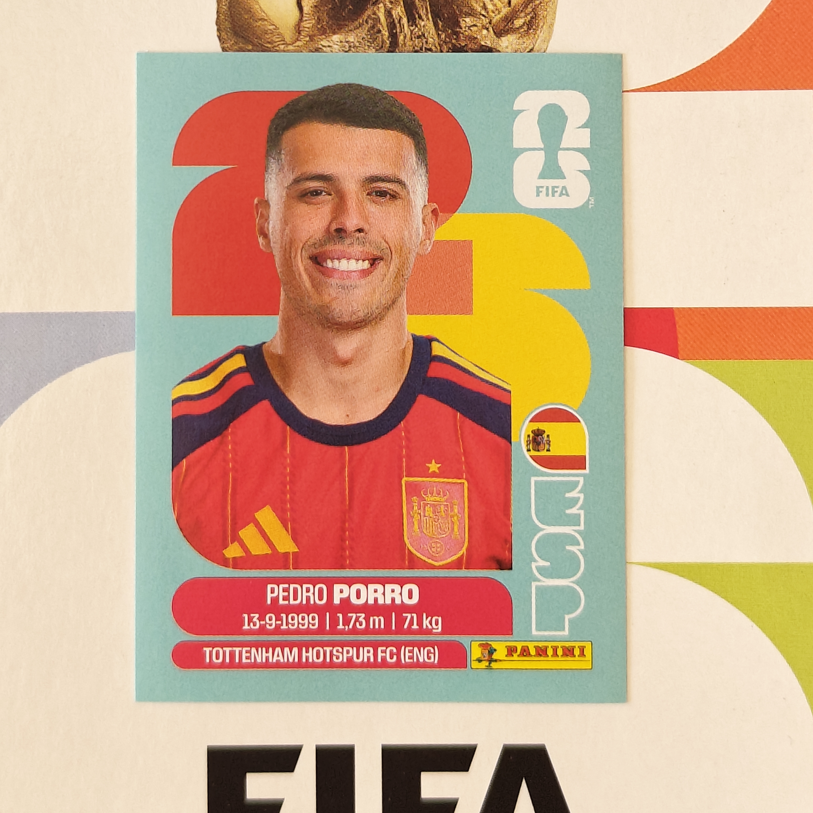 ESP6 - Spain - Pedro Porro - FIFA World Cup 2026™ - Panini Sticker