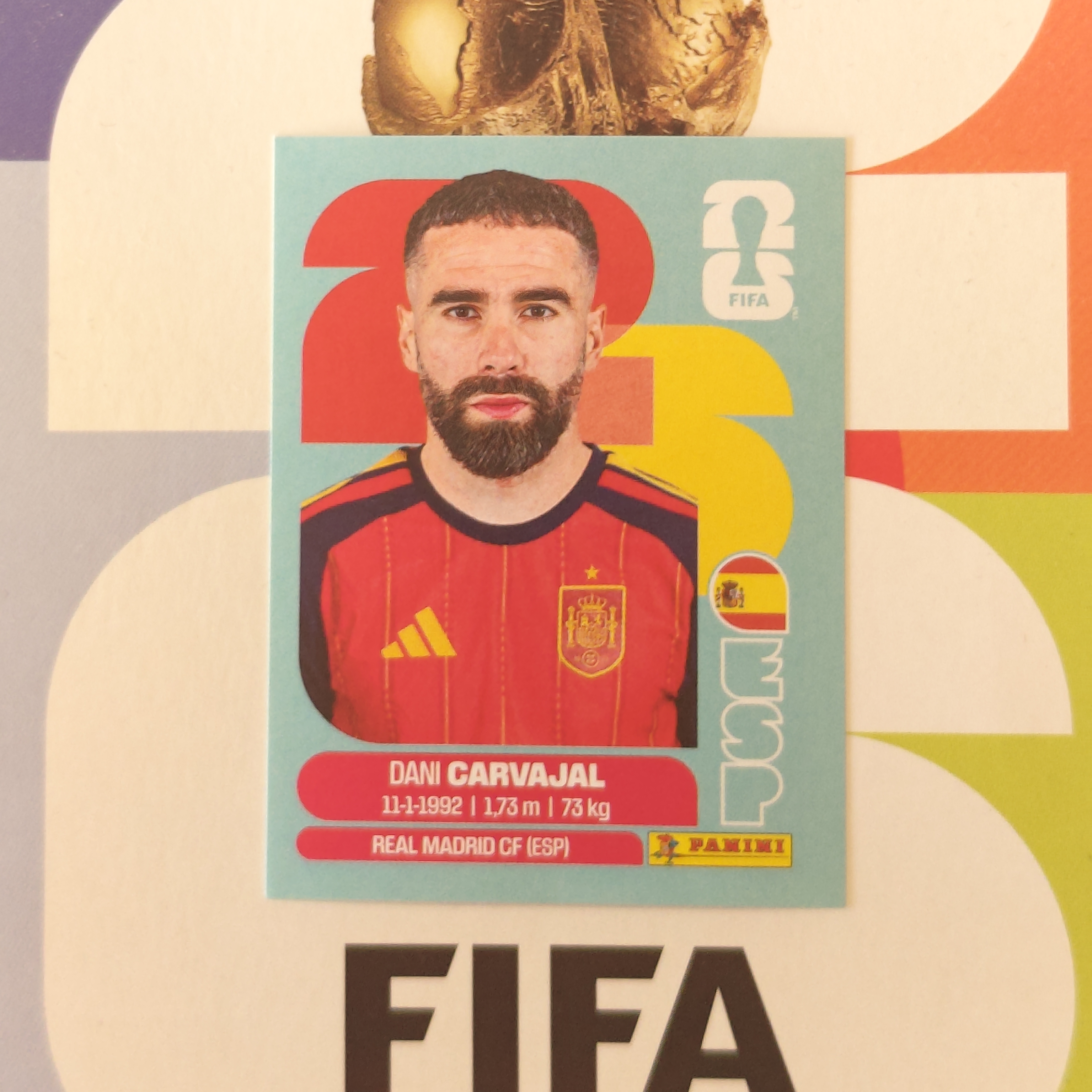 ESP7 - Spain - Dani Carvajal - FIFA World Cup 2026™ - Panini Sticker