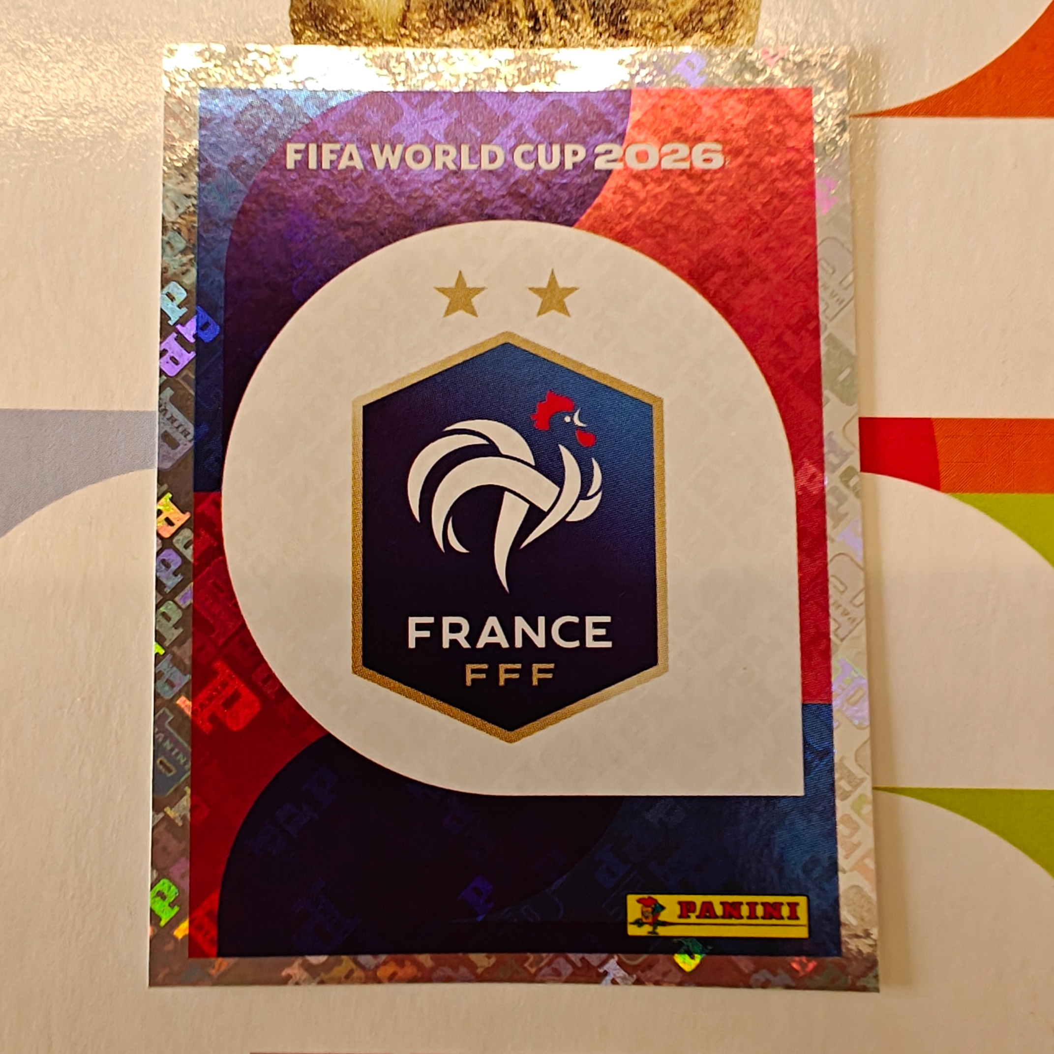 FRA1 - France - Emblem - FIFA World Cup 2026™ - Panini Foil Sticker
