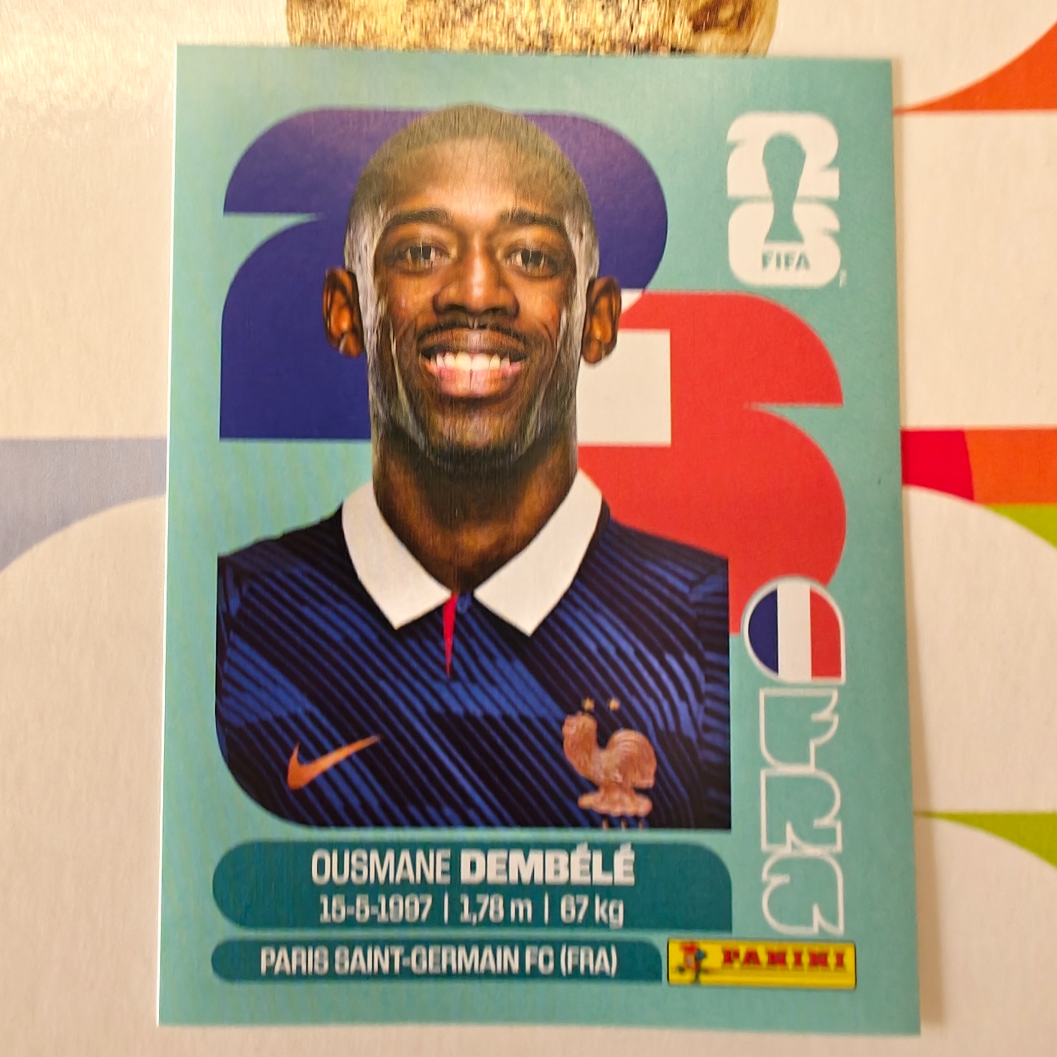FRA15 - France - Ousmane Dembele - FIFA World Cup 2026™ - Panini Sticker