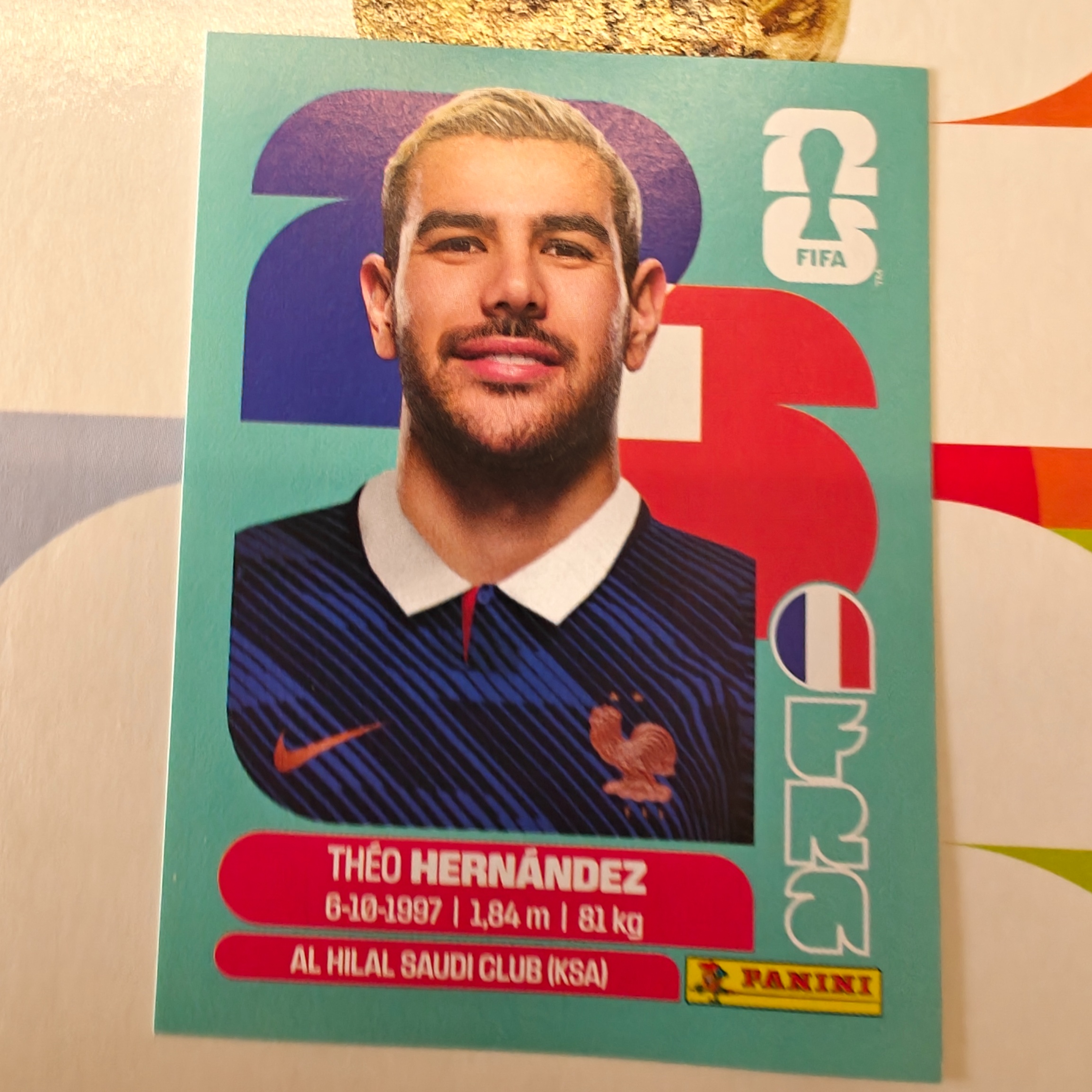 FRA3 - France - Theo Hernandez - FIFA World Cup 2026™ - Panini Sticker
