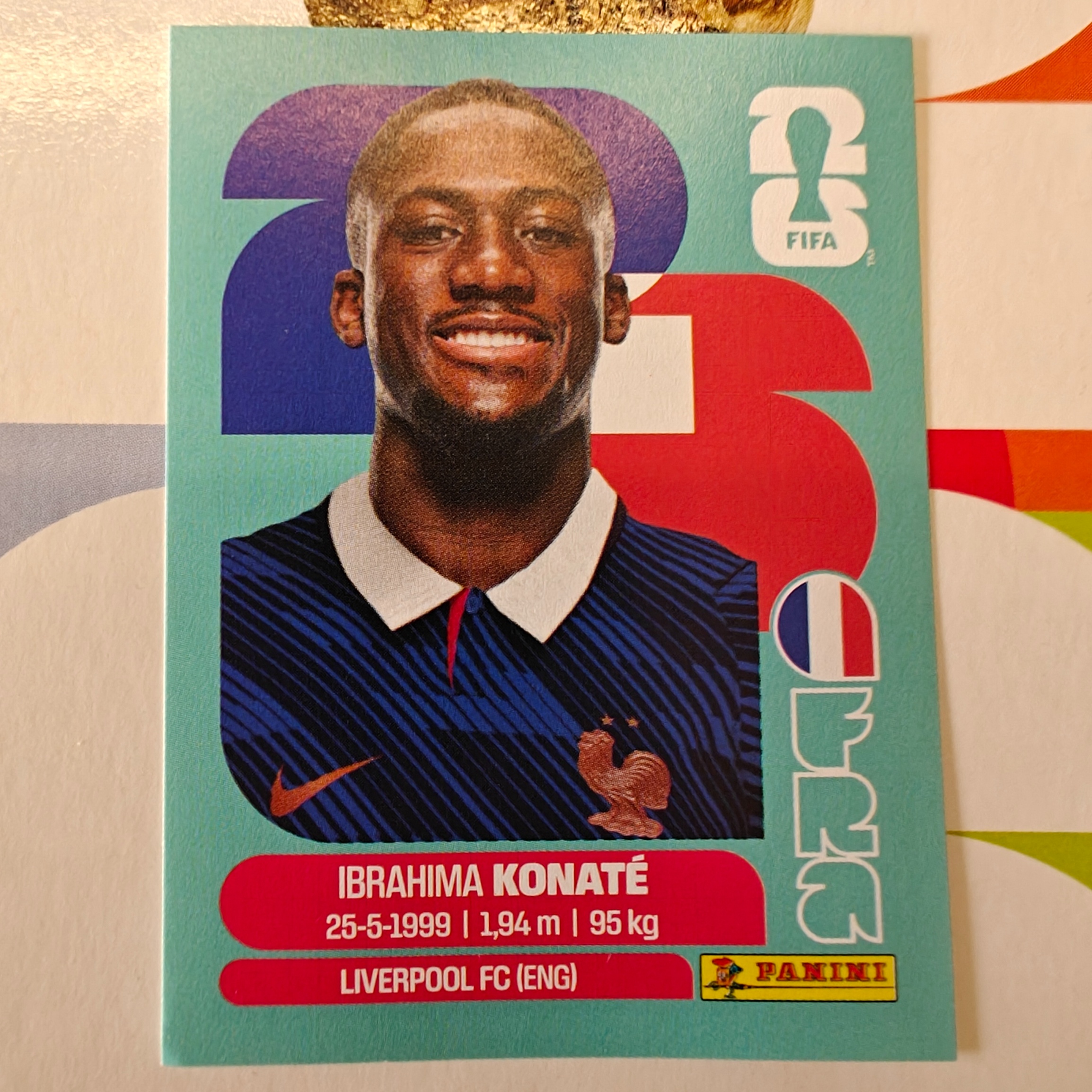 FRA6 - France - Ibrahima Konate - FIFA World Cup 2026™ - Panini Sticker