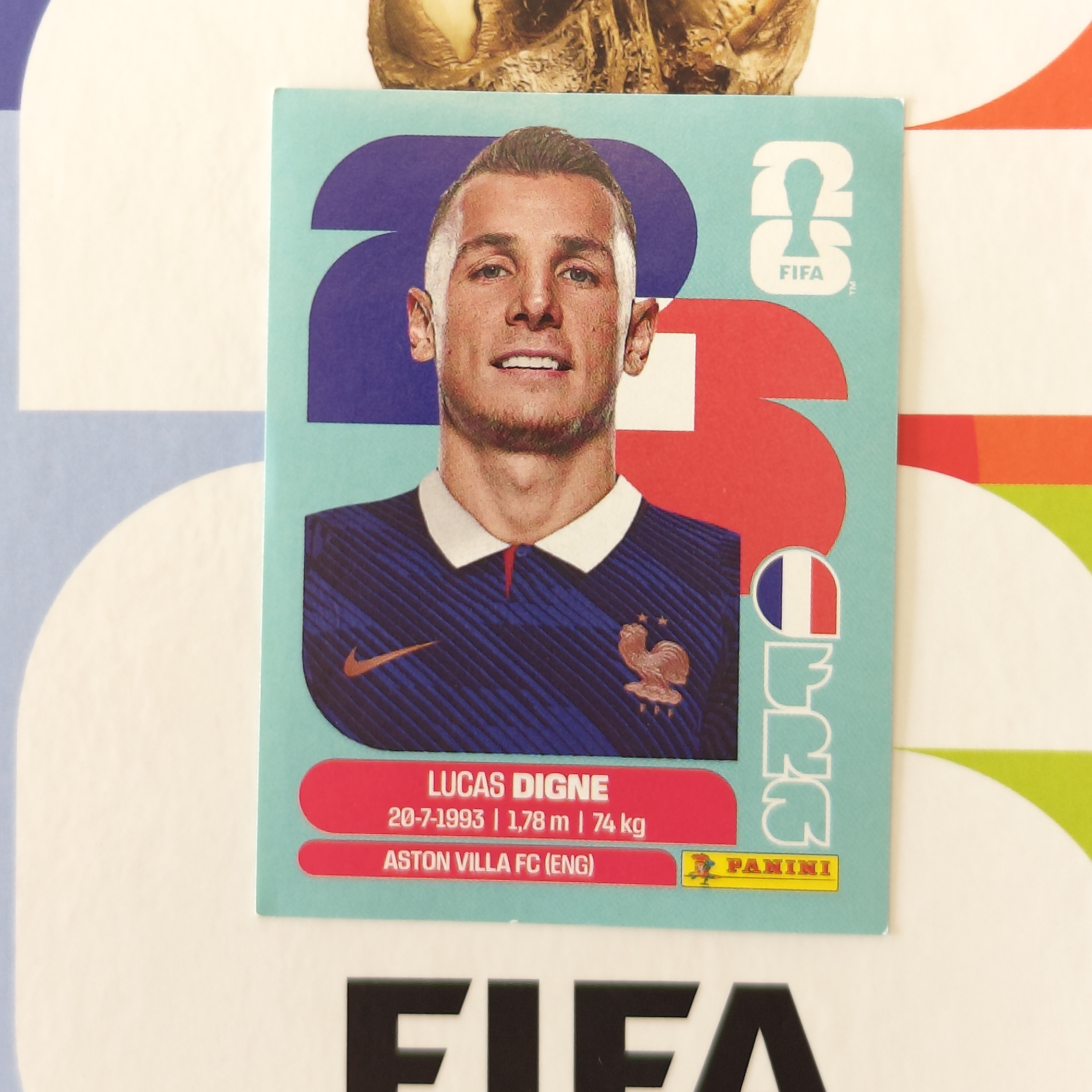 FRA8 - France - Lucas Digne - FIFA World Cup 2026™ - Panini Sticker