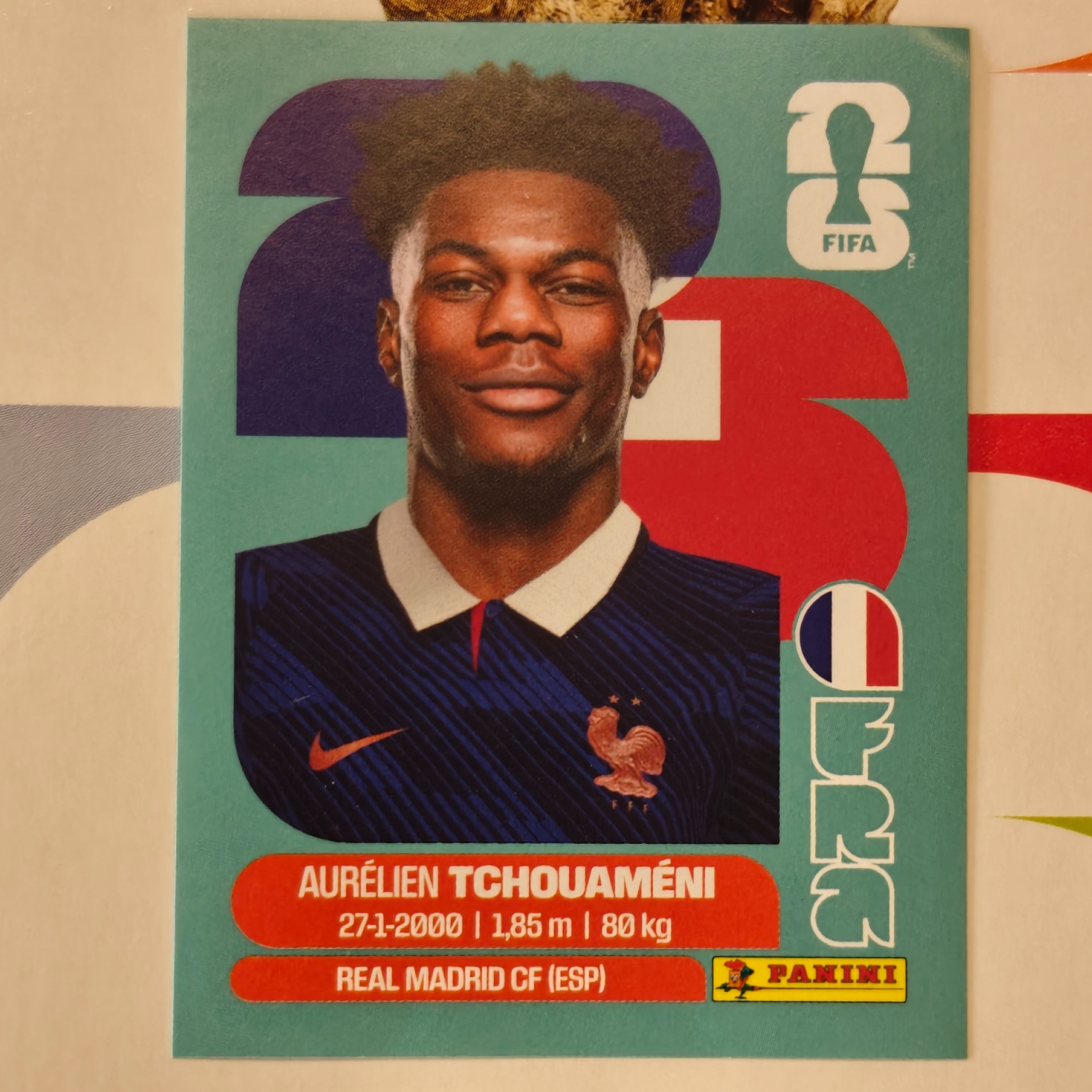 FRA9 - France - Aurélien Tchouaméni - FIFA World Cup 2026™ - Panini Sticker