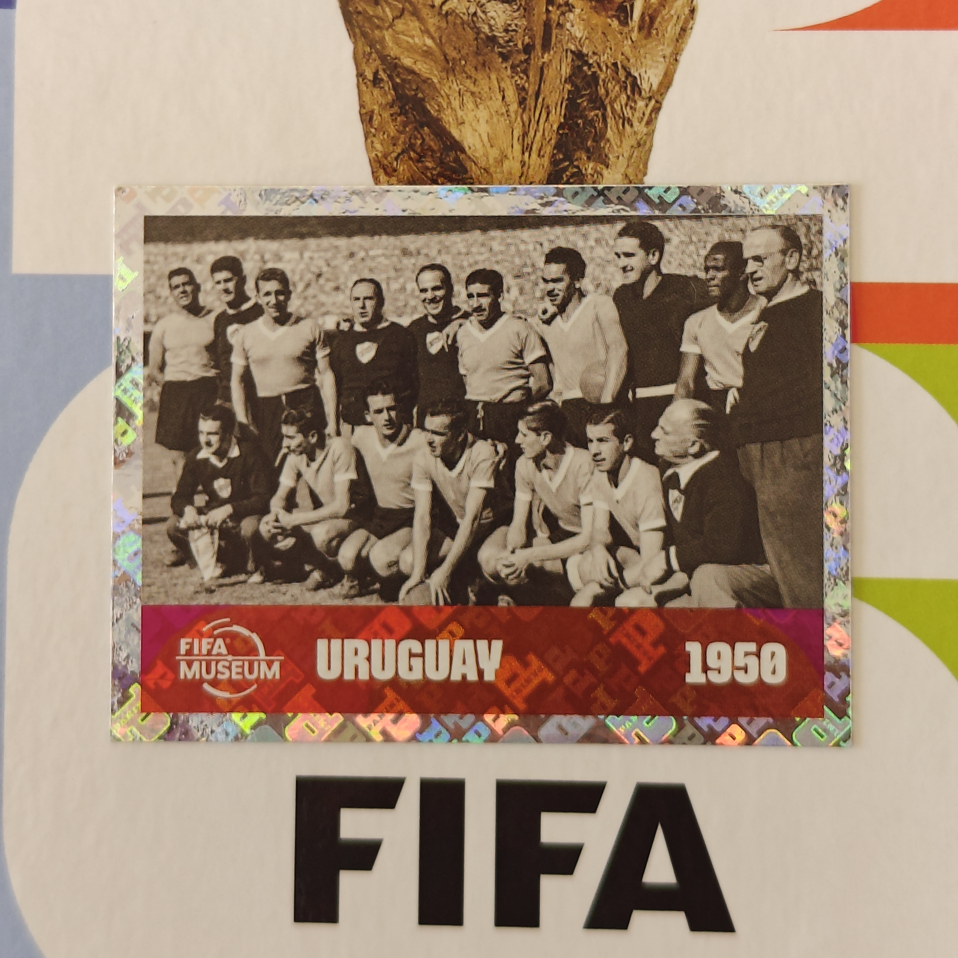 FWC10 - FIFA World Cup History - Uruguay 1950 - FIFA World Cup 2026™ - Panini Foil Sticker