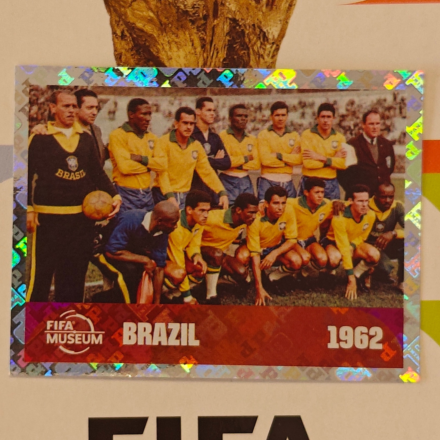 FWC12 - FIFA World Cup History - Brazil 1962 - FIFA World Cup 2026™ - Panini Foil Sticker