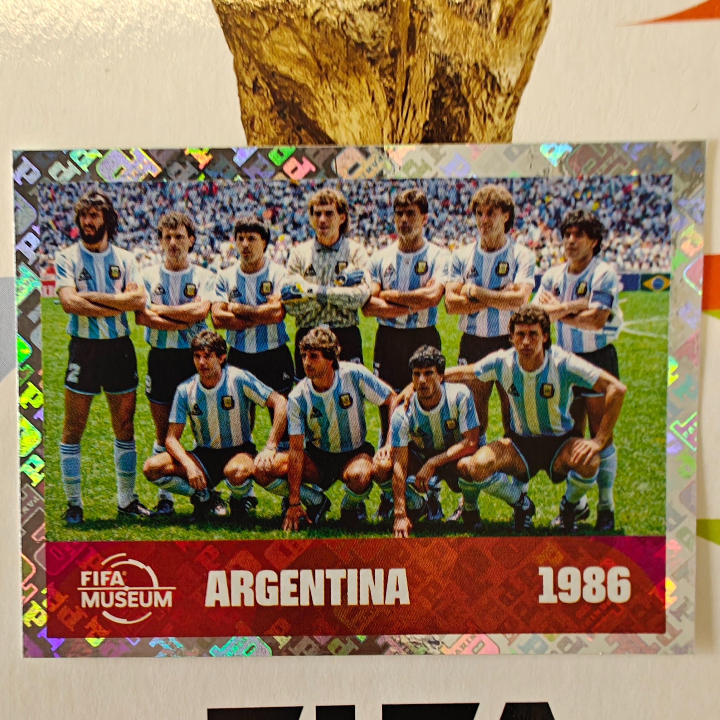 FWC14 - FIFA World Cup History - Argentina 1986 - FIFA World Cup 2026™ - Panini Foil Sticker