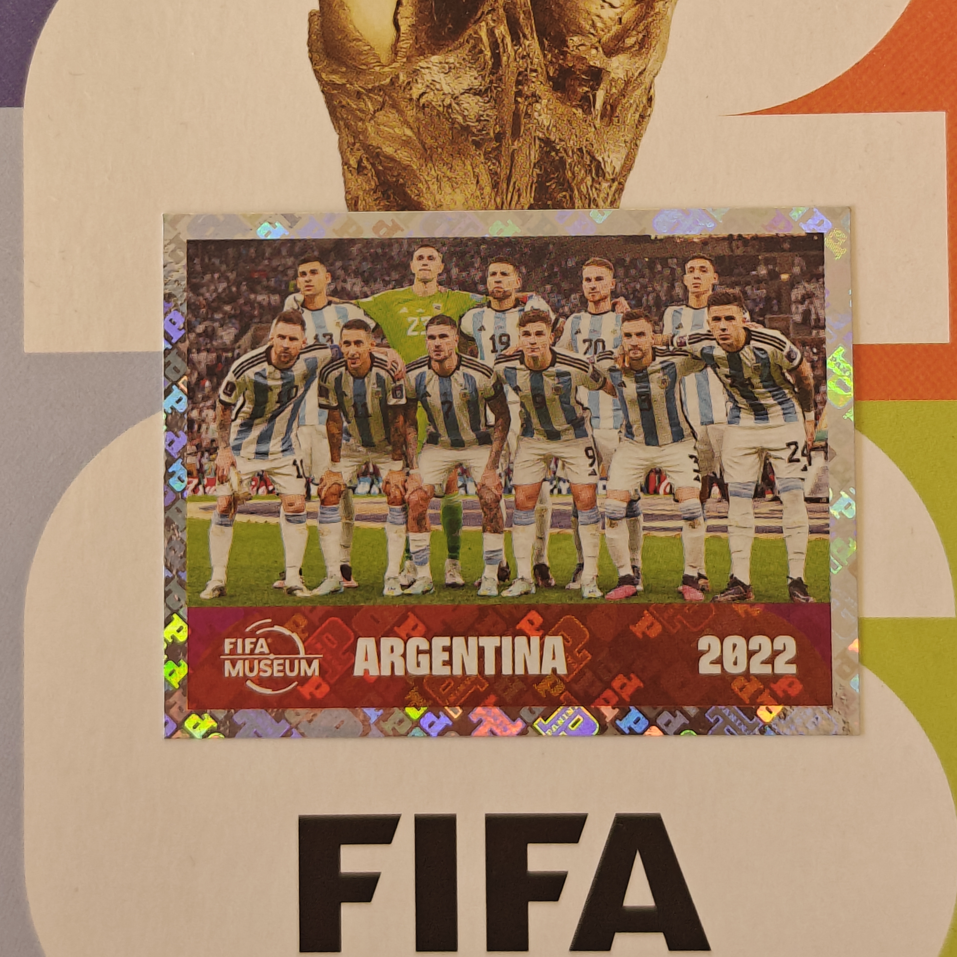 FWC19 - FIFA World Cup History - Argentina 2022 - FIFA World Cup 2026™ - Panini Foil Sticker