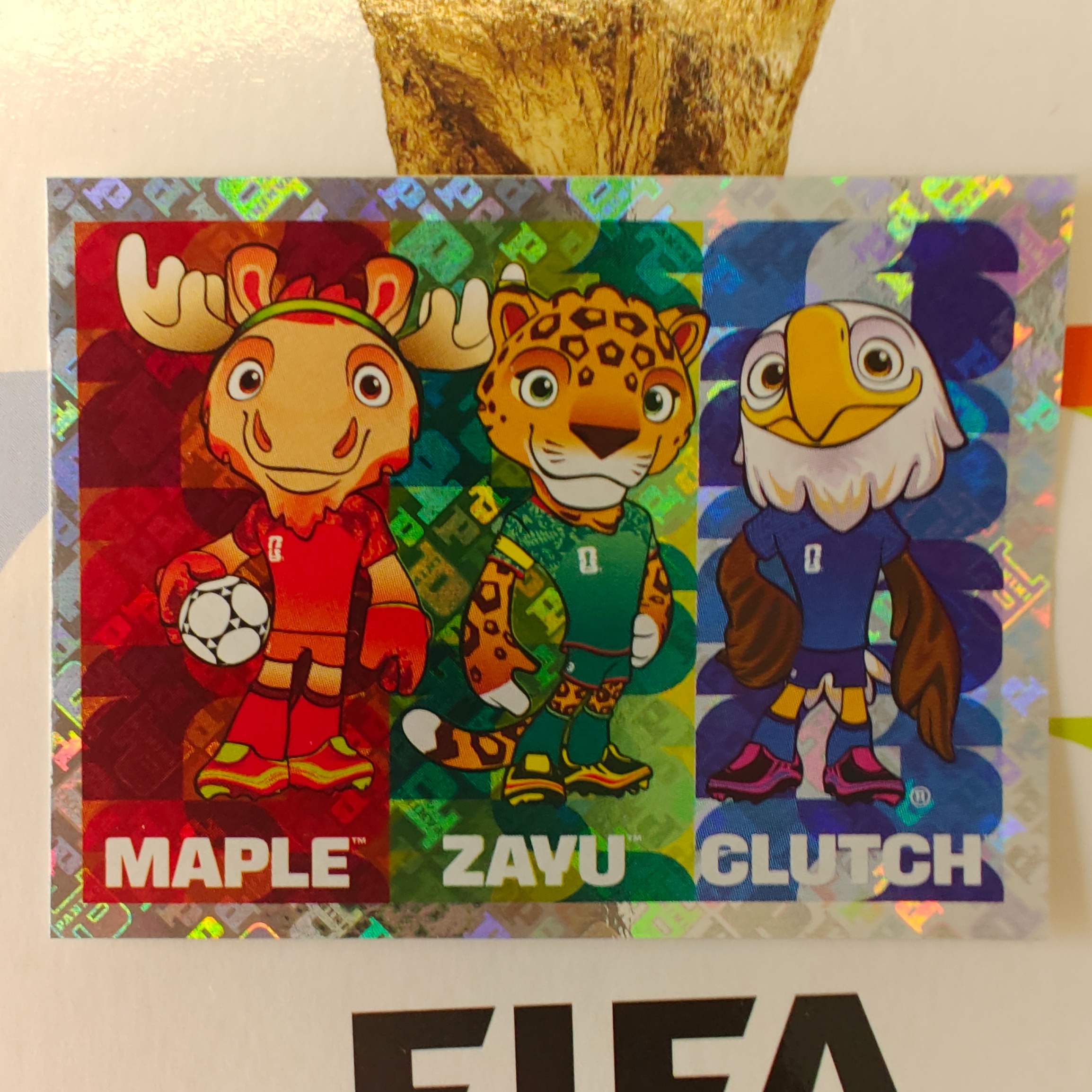 FWC3 - FIFA World Cup 2026 - Official Mascots - FIFA World Cup 2026™ - Panini Foil Sticker